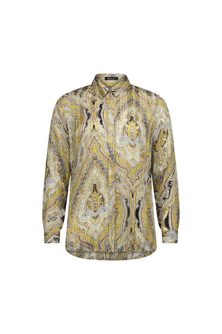 4308 Majestic - Long Sleeve Shirt with Button Placket Back - Vassalli