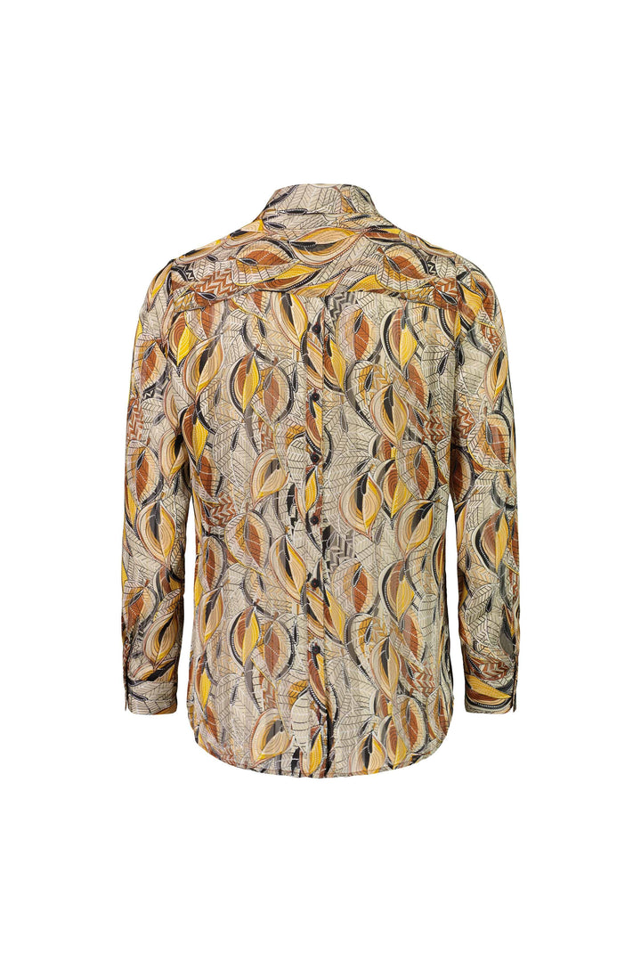 4308 Willow - Long Sleeve Shirt with Button Placket Back - Vassalli