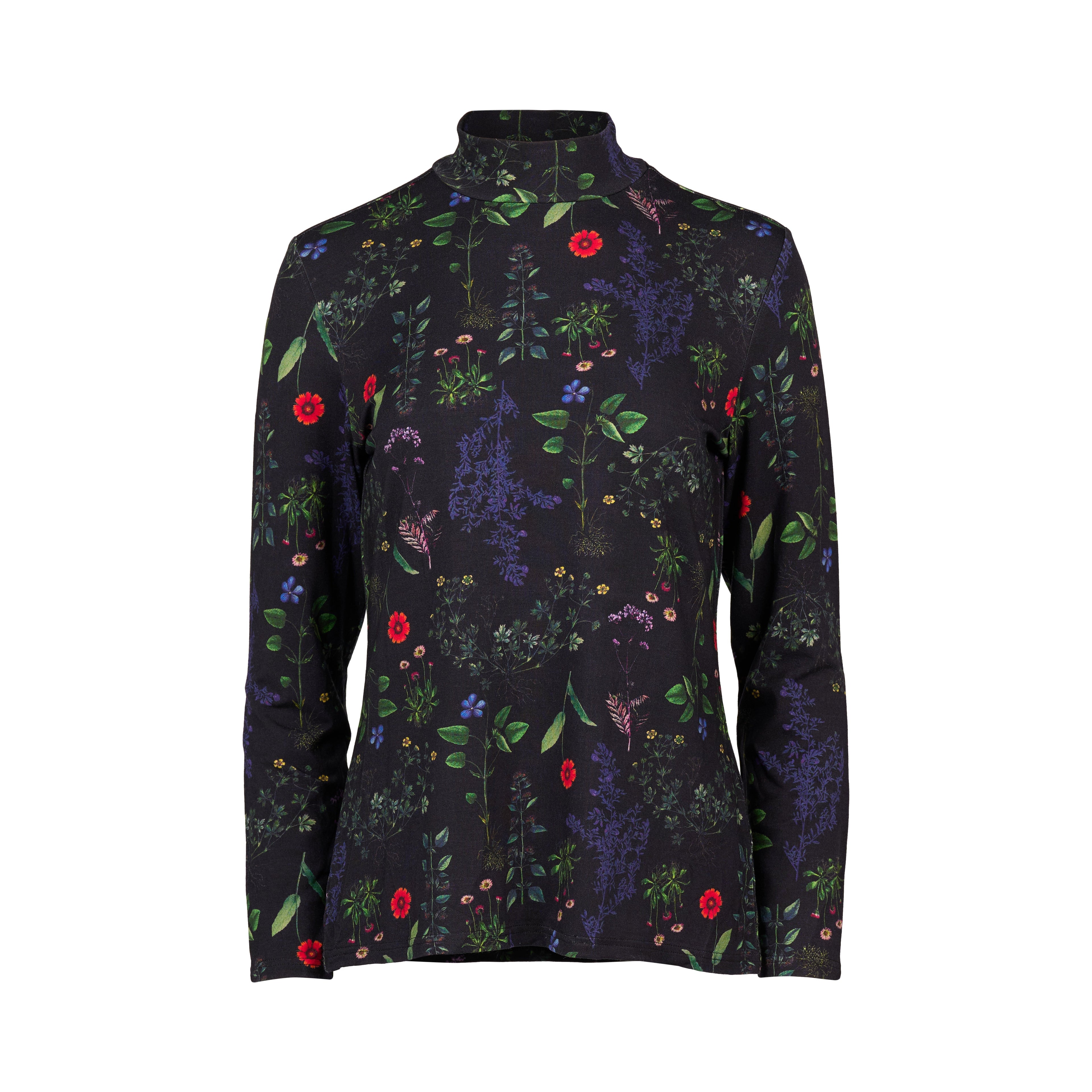 4344 Halo - Long Sleeve Top with High Neck - Vassalli