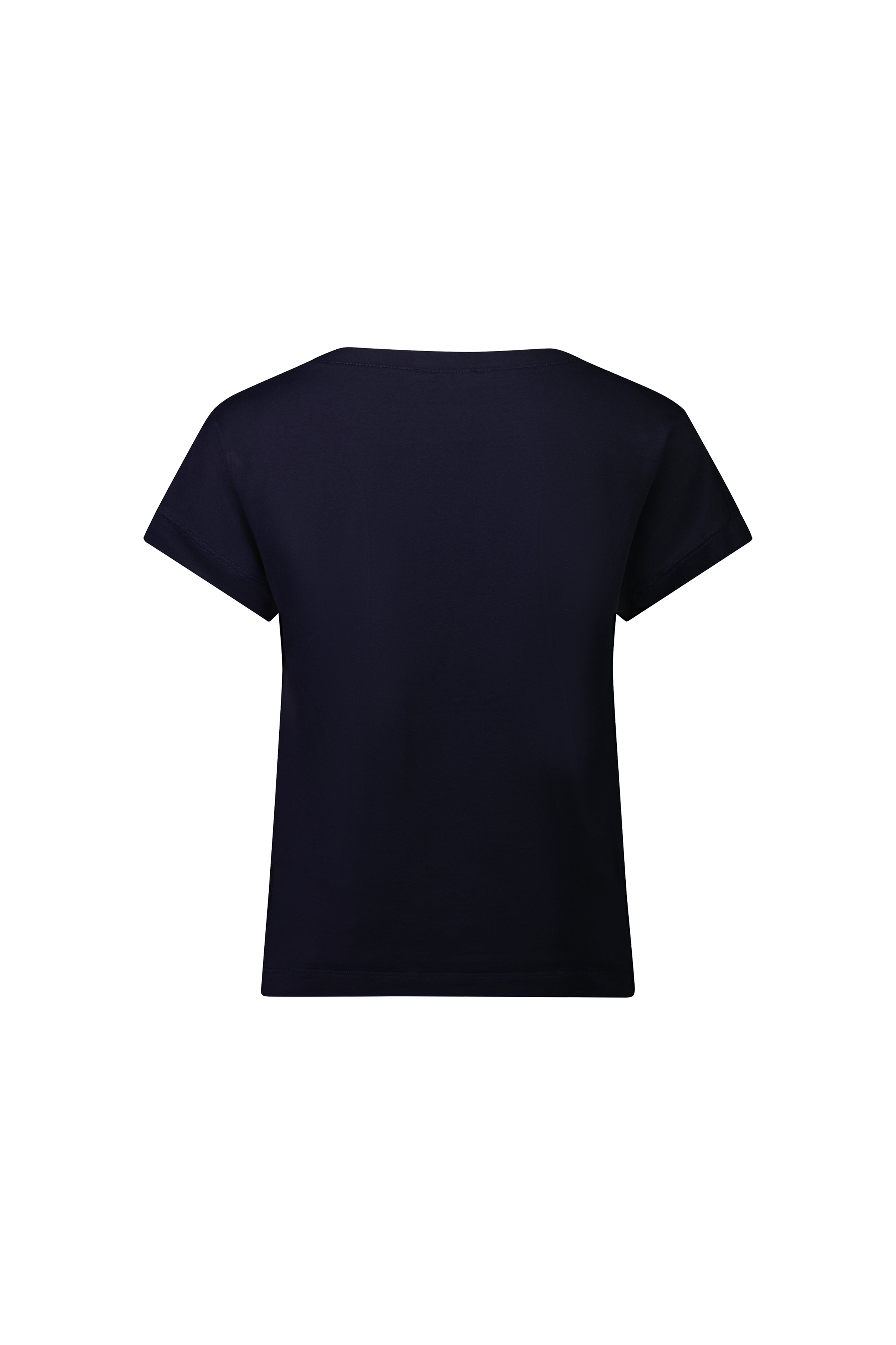 4363 Ink - Drop Sleeve Top with Stepped Hem - Vassalli