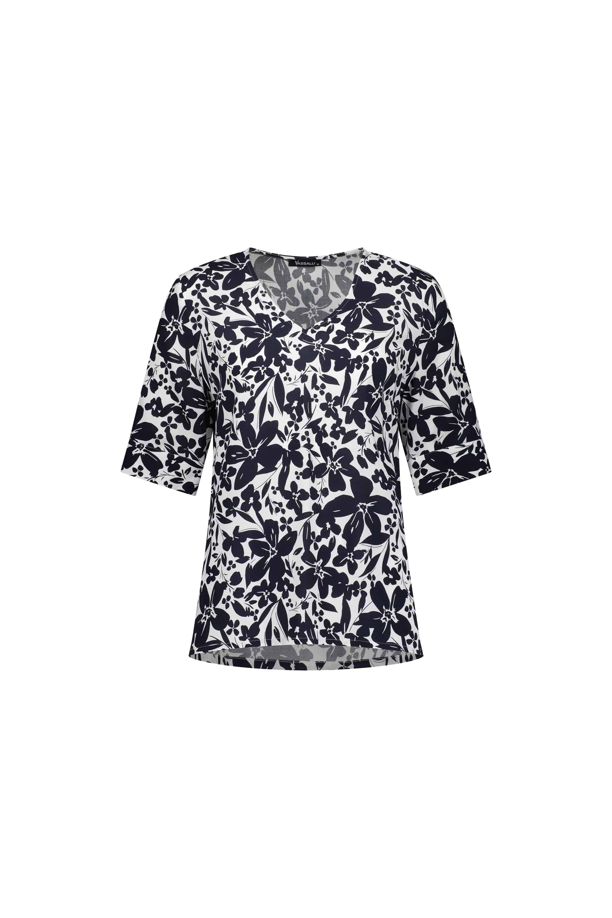 4423 V-Neck Top - Coco - Vassalli