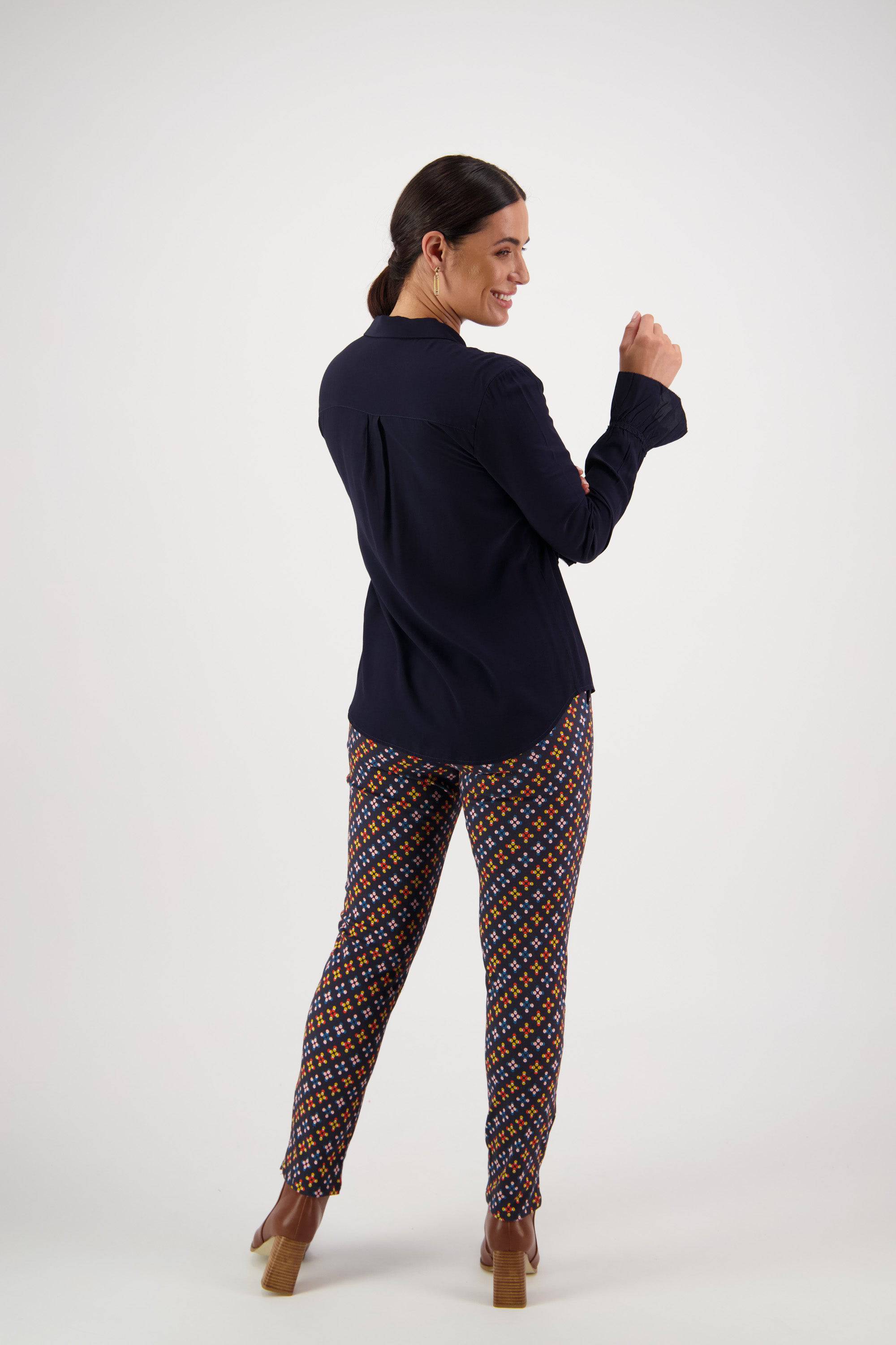 4438 Long Sleeve Shirt - Ink - Vassalli