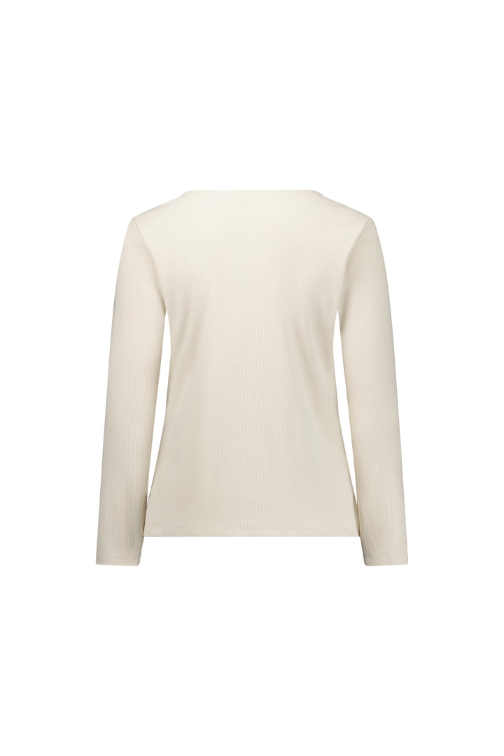 4444 Pearl - V Neck Long Sleeve Top - Vassalli