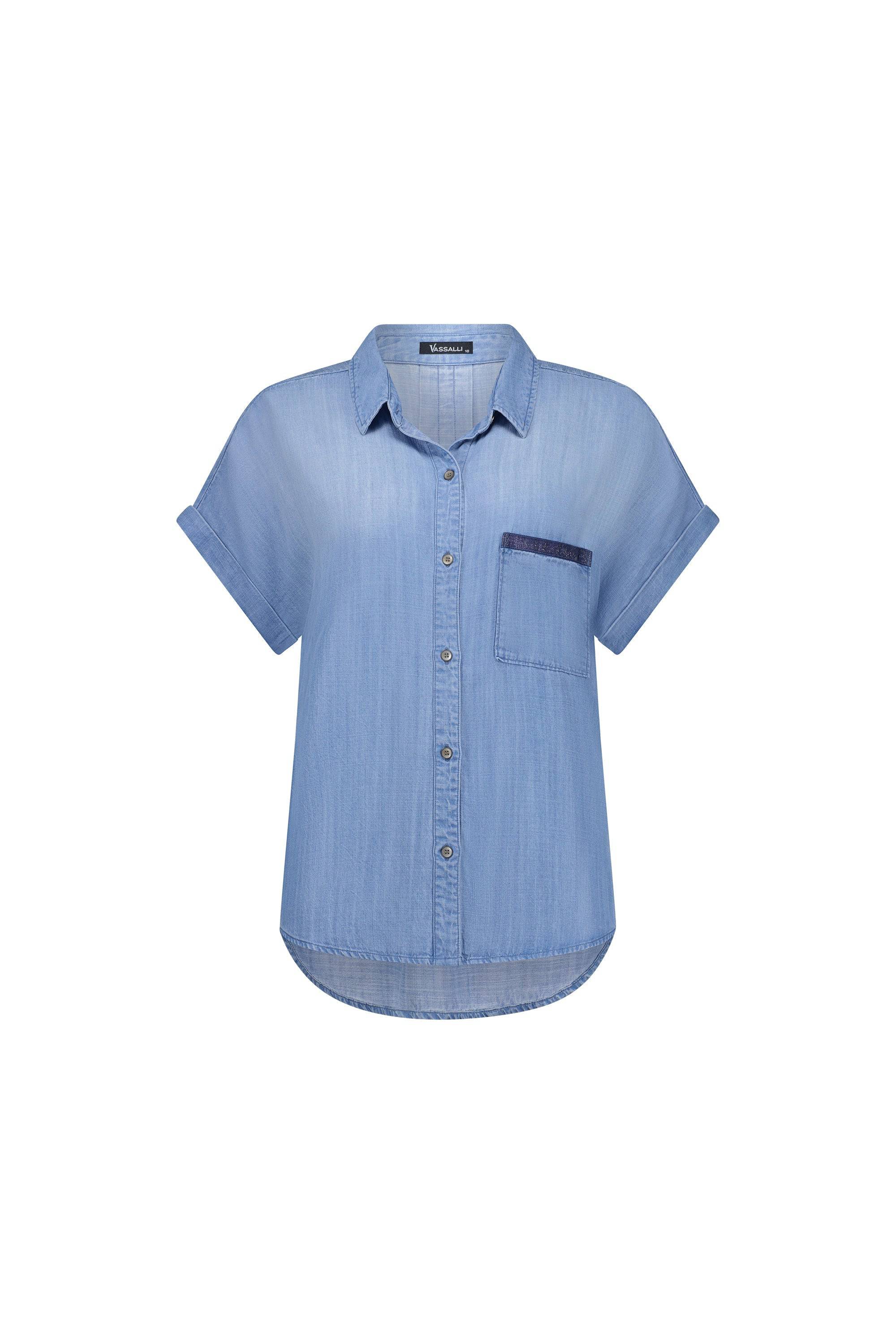 4455 Tencel Shirt - Blue Wash
