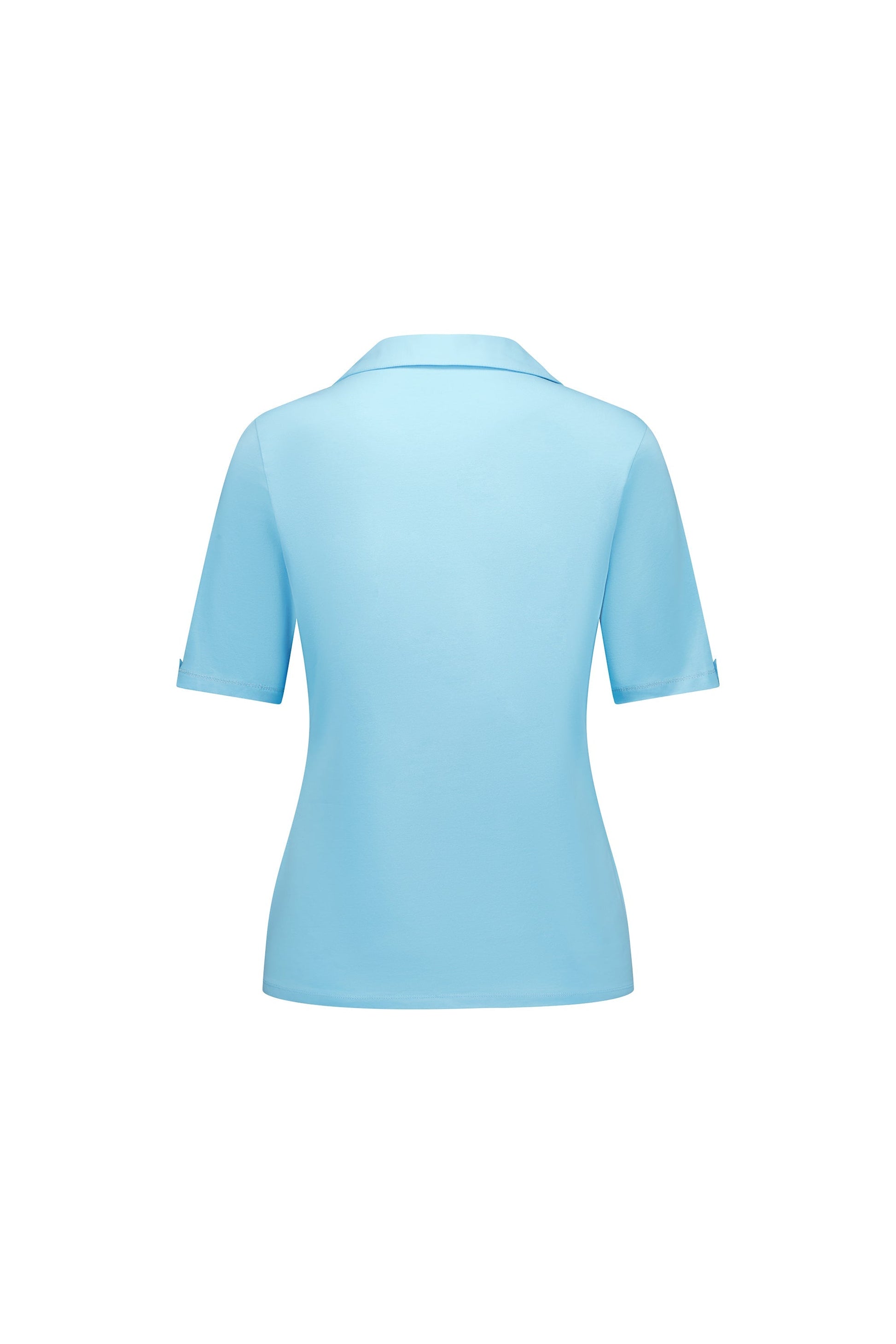 4458 Caribbean - Collared Polo with Sleeve Cuff Detail - Vassalli