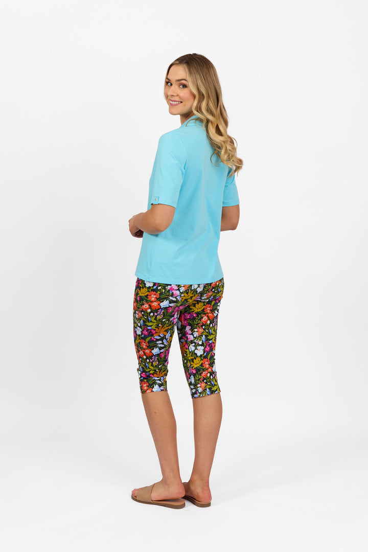 4458 Caribbean - Collared Polo with Sleeve Cuff Detail - Vassalli