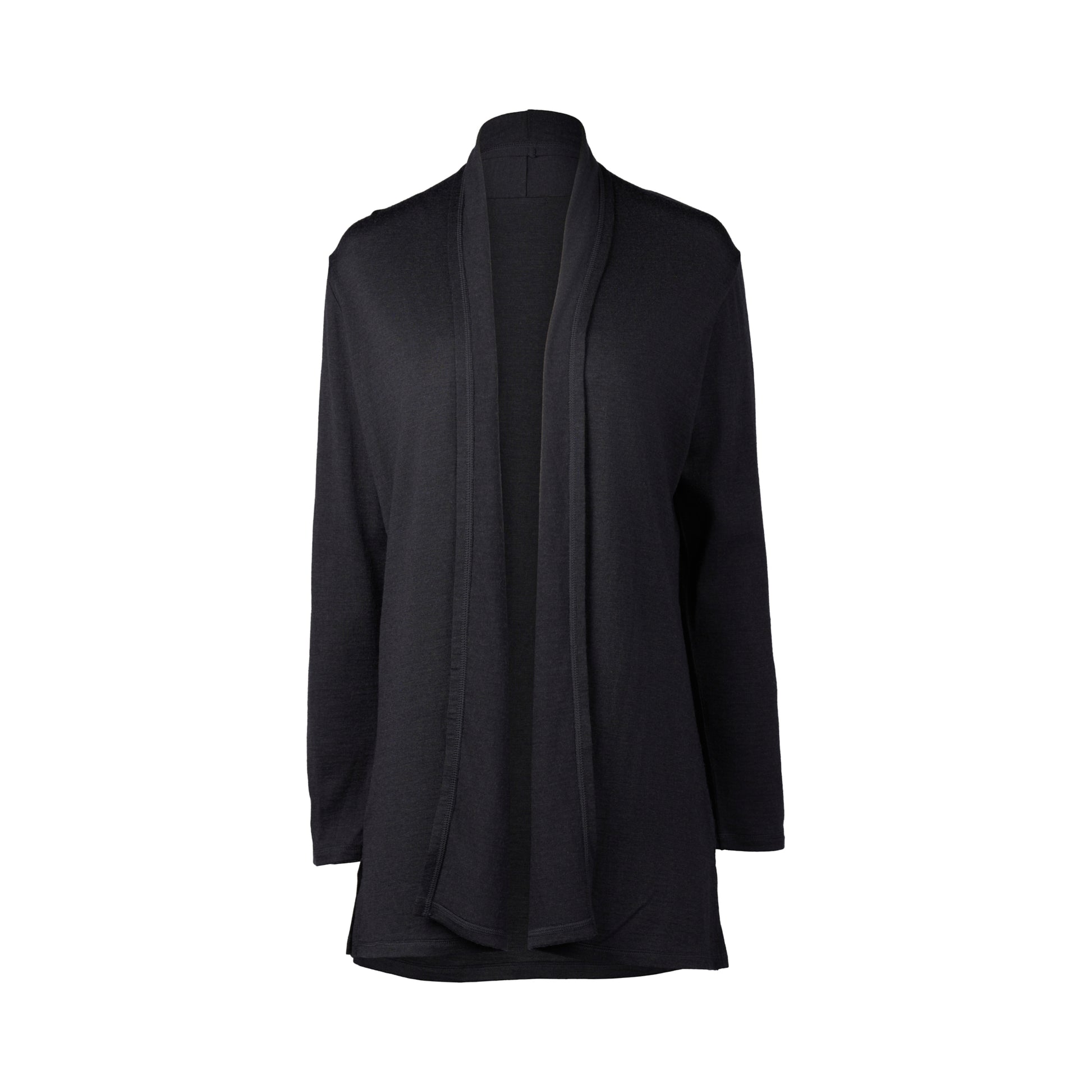 4469 Midnight - 100% Merino Relaxed Cardi - Vassalli