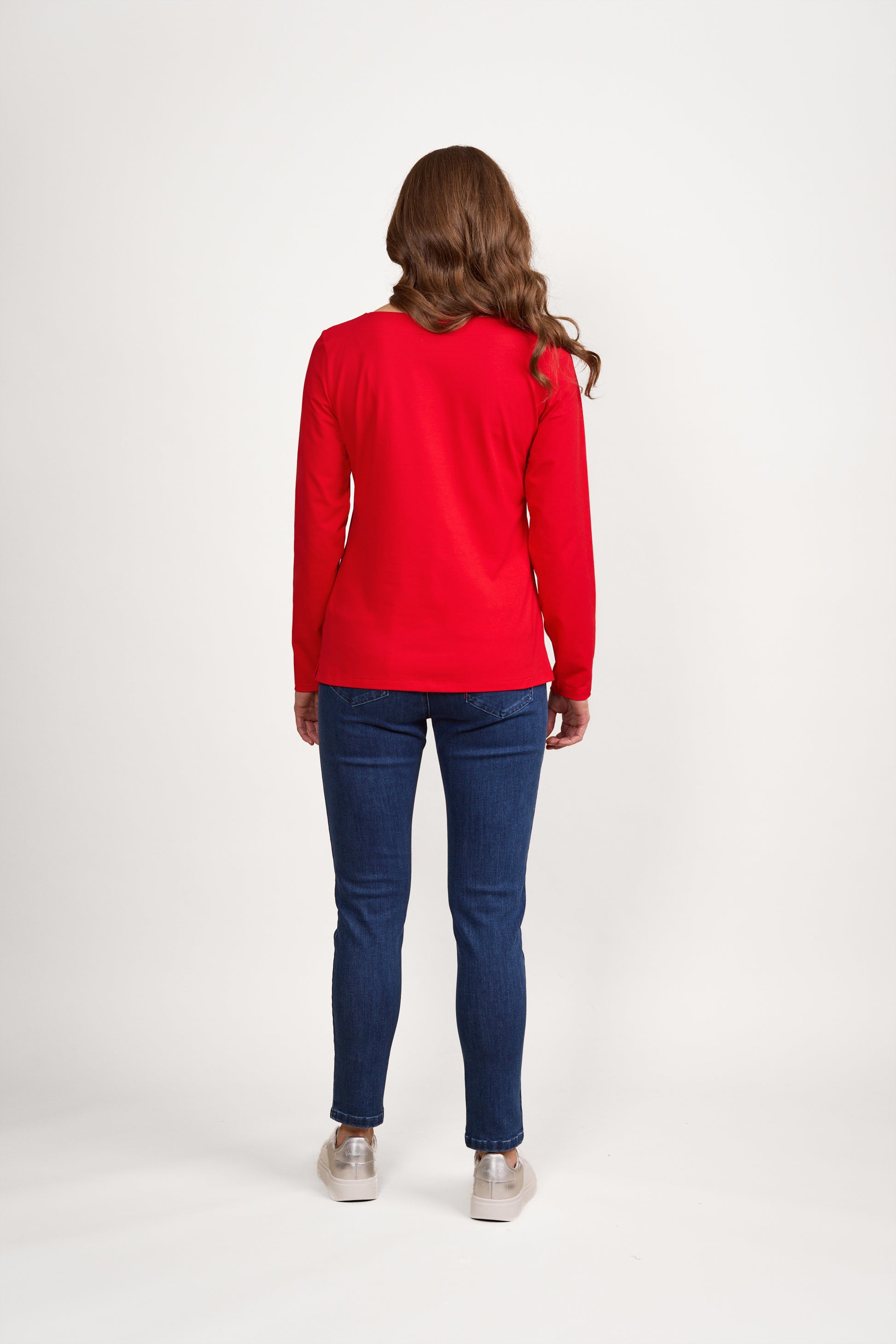 4472 Fiesta - Boat Neck Long Sleeve Top - Vassalli