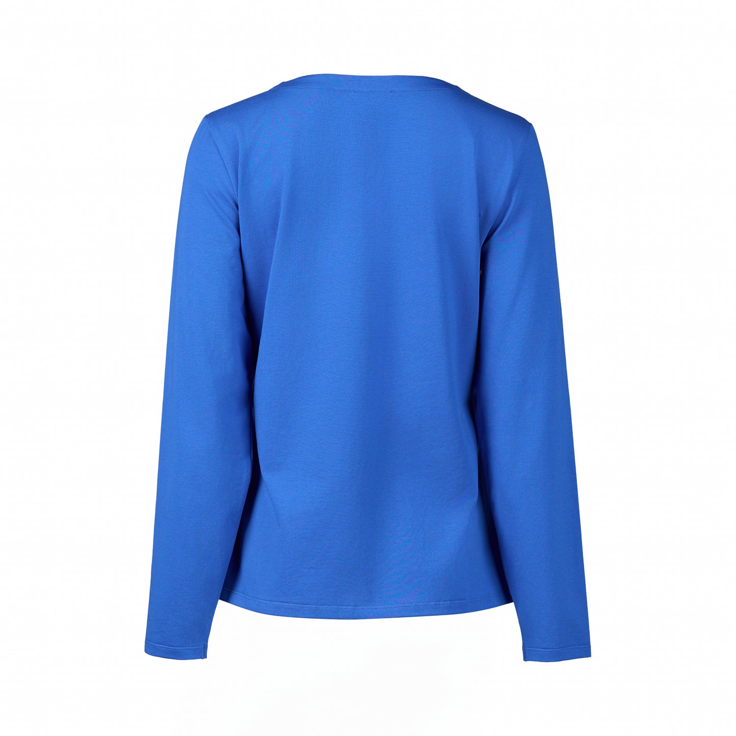 4473 Electric Blue - V Neck Long Sleeve Top - Vassalli