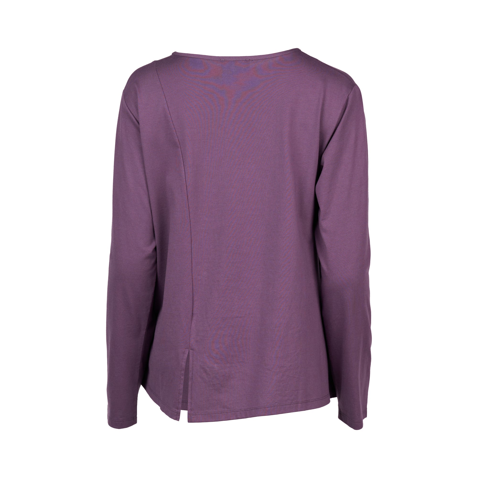 4477 Grape - Swing Top with Off Centre Split Detail - Vassalli