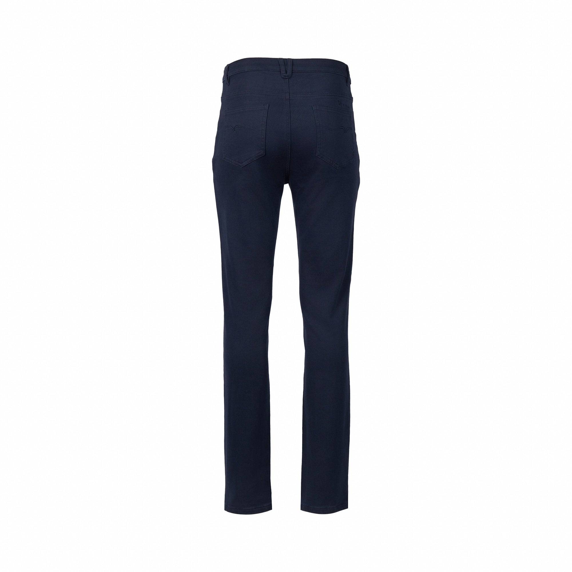 5004K Carbon - Slim Leg Knit Jean - Vassalli