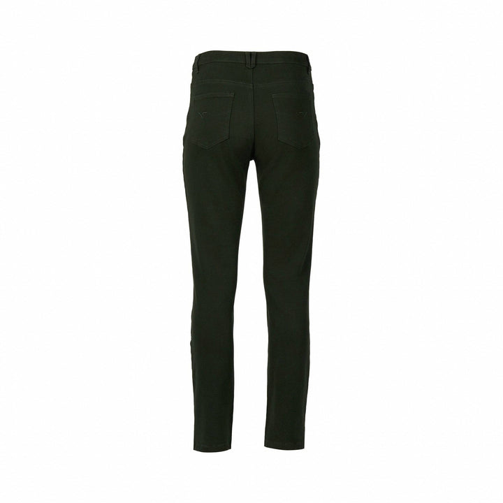 5004K Forest  - Slim Leg Full Length Knit Denim Jean - Vassalli