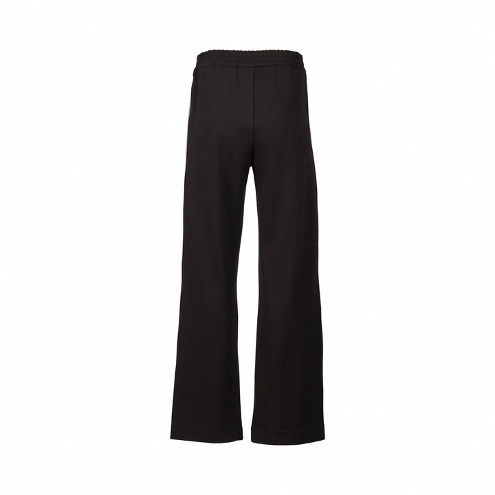 5006 Black 2.0 - Wide Leg Full Length Pull-On with Side Stripe Detail - Vassalli