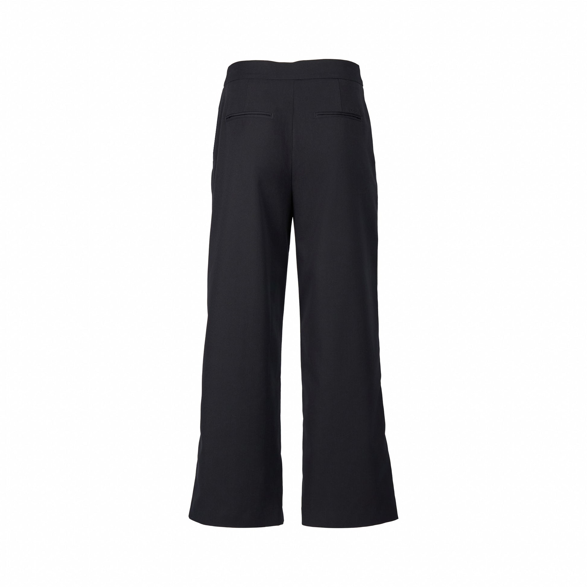 5023 Midnight - Wide Leg Ankle Grazer Pant - Vassalli