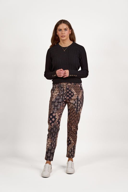 5025 Rhapsody - Skinny Leg Ankle Grazer Pant - Vassalli