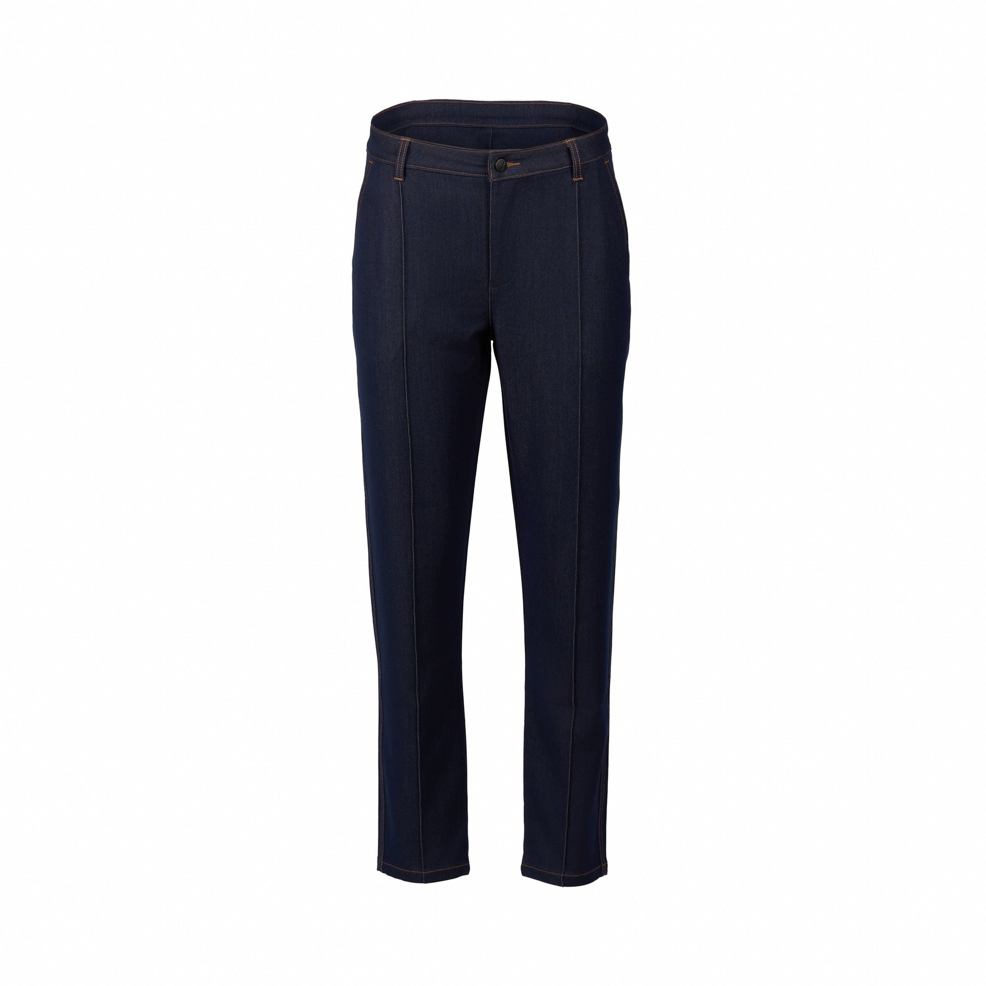 5031 Indigo Denim - Relaxed Leg Ankle Grazer Jean - Vassalli