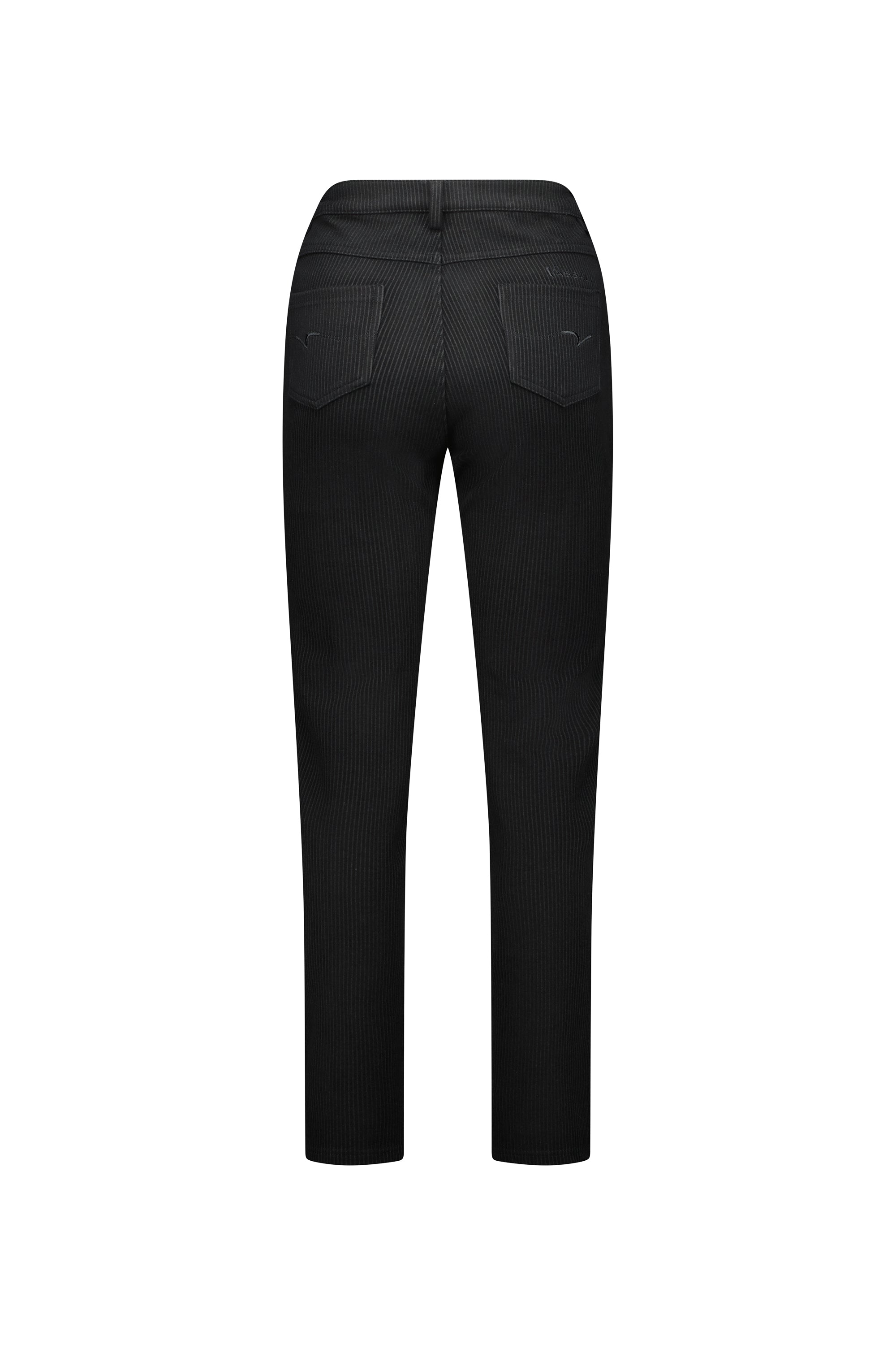 5663 Plush - Skinny Leg Full Length Ponti Pant with Fly - Vassalli