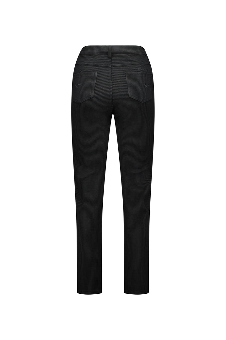 5663 Plush - Skinny Leg Full Length Ponti Pant with Fly - Vassalli