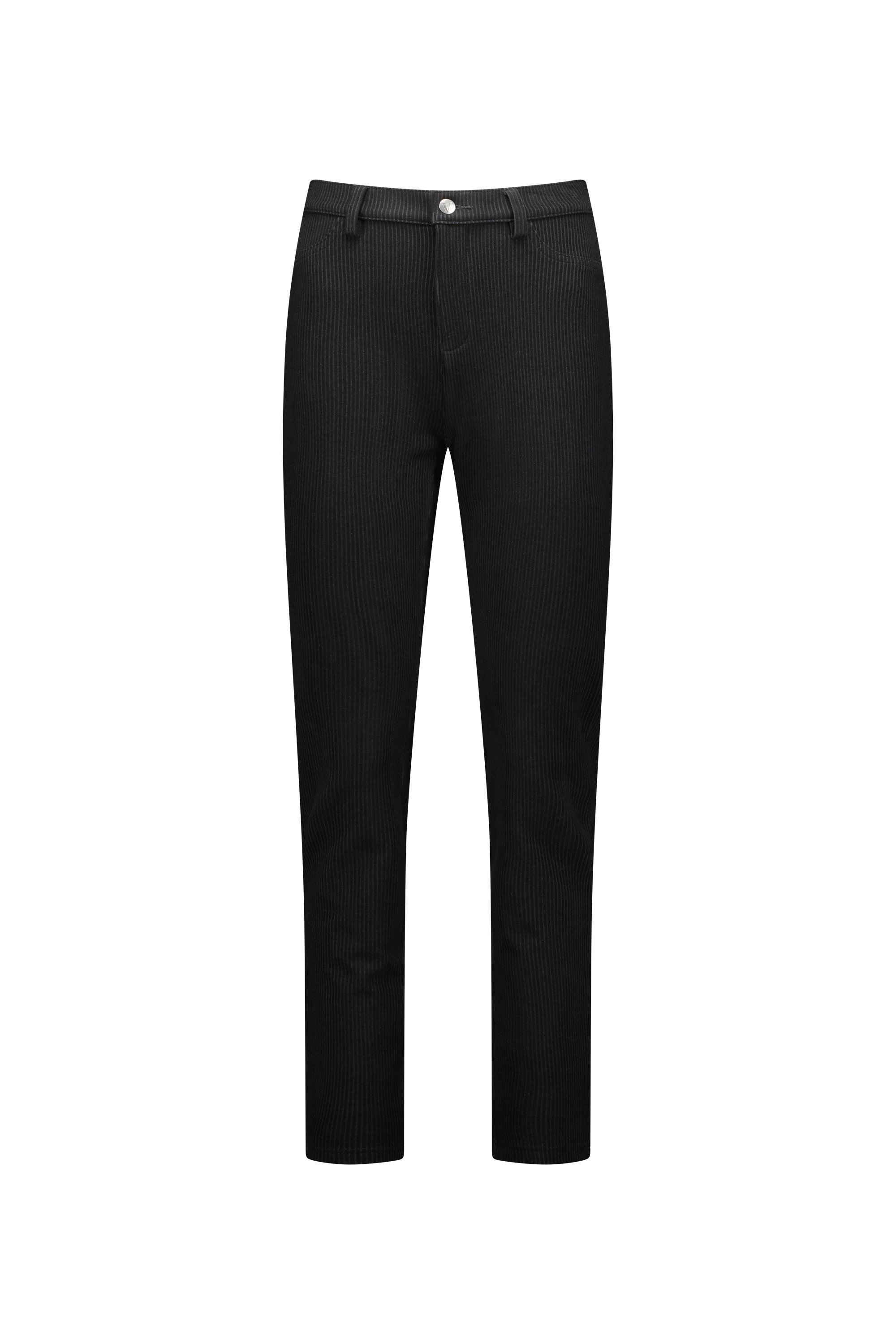 5663 Plush - Skinny Leg Full Length Ponti Pant with Fly - Vassalli