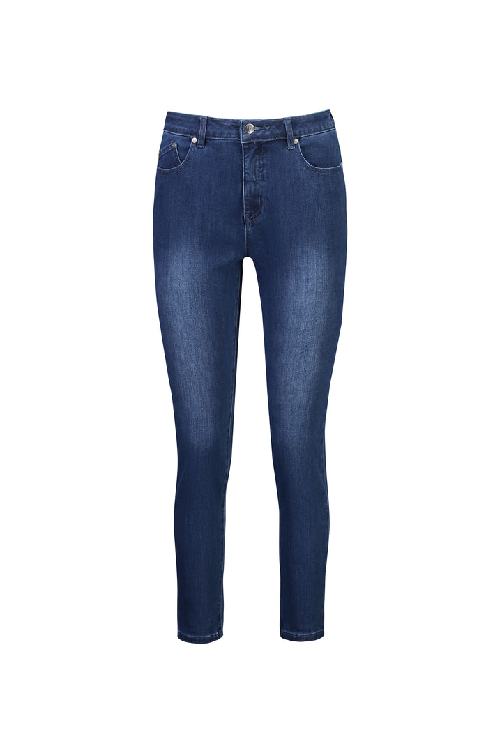 5744 Blue Denim - Skinny Leg Ankle Grazer Jean - Vassalli