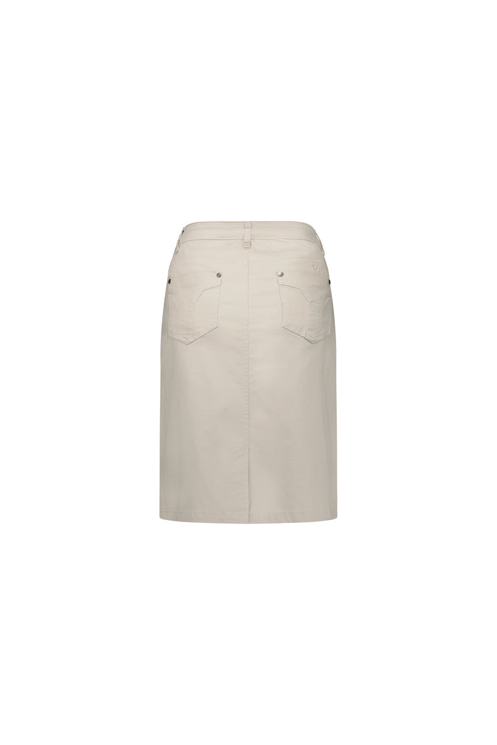 5751LW Pumice - Plain Lightweight Skirt - Vassalli