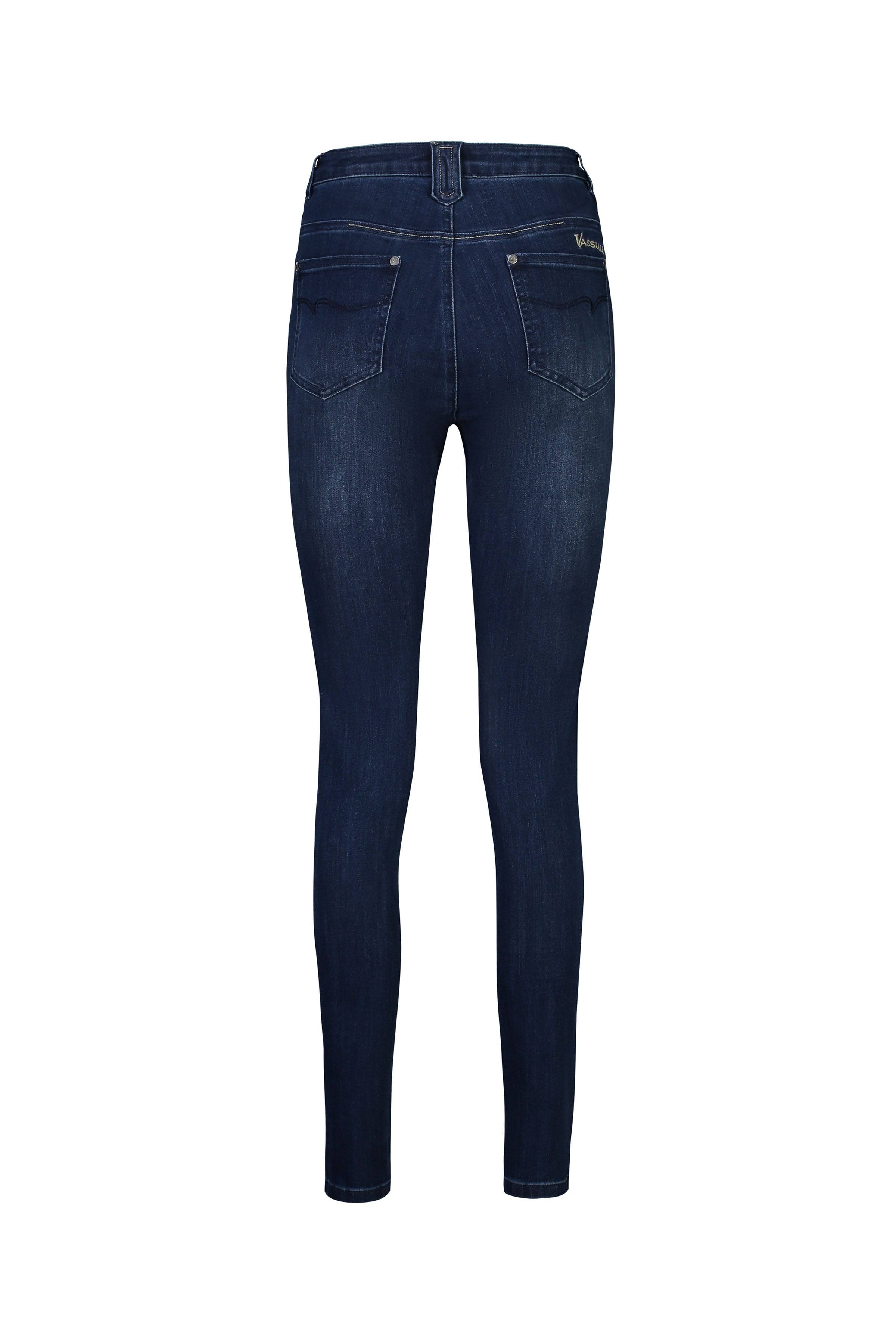 5780 Blue Denim - Skinny Leg Full Length Jean - Vassalli