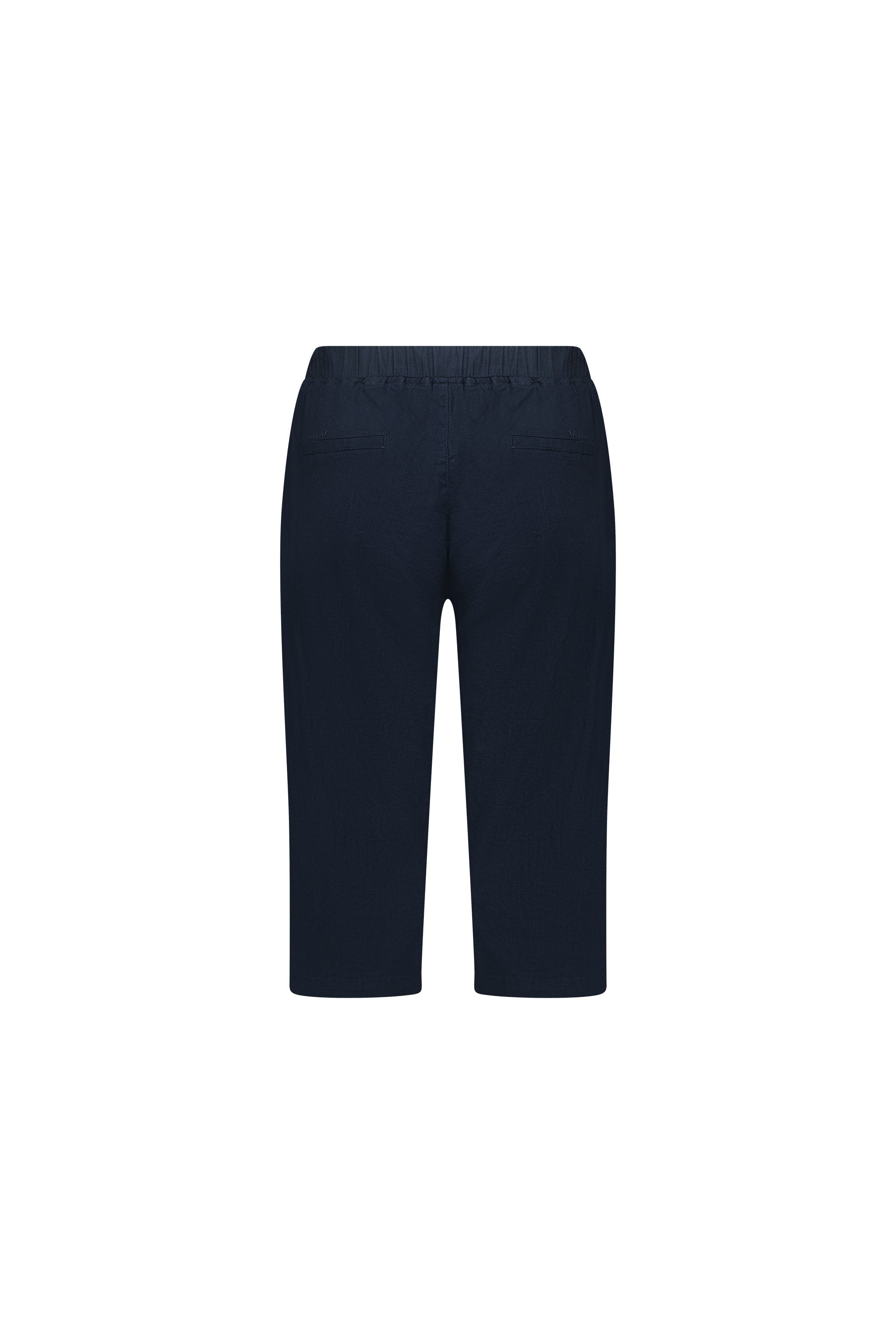 5789 Ink - Below Knee Slim Leg Elastic Waist Pant - Vassalli