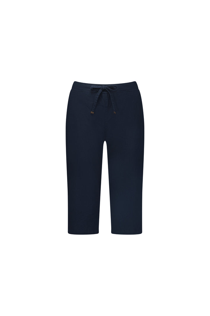 5789 Ink - Below Knee Slim Leg Elastic Waist Pant - Vassalli
