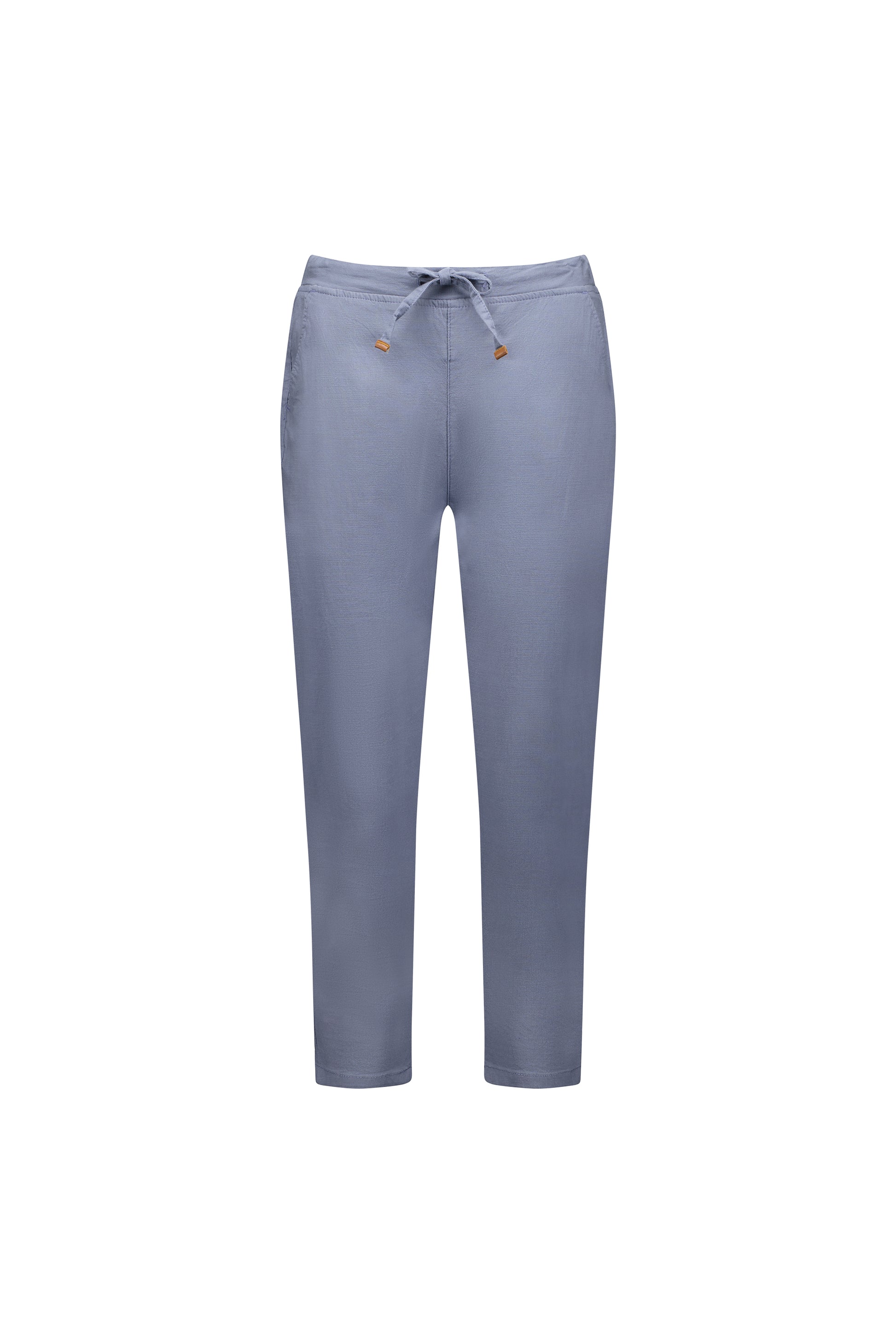 5790 Atlantic - 7/8 Length Skinny Leg Elastic Waist Pan - Vassalli