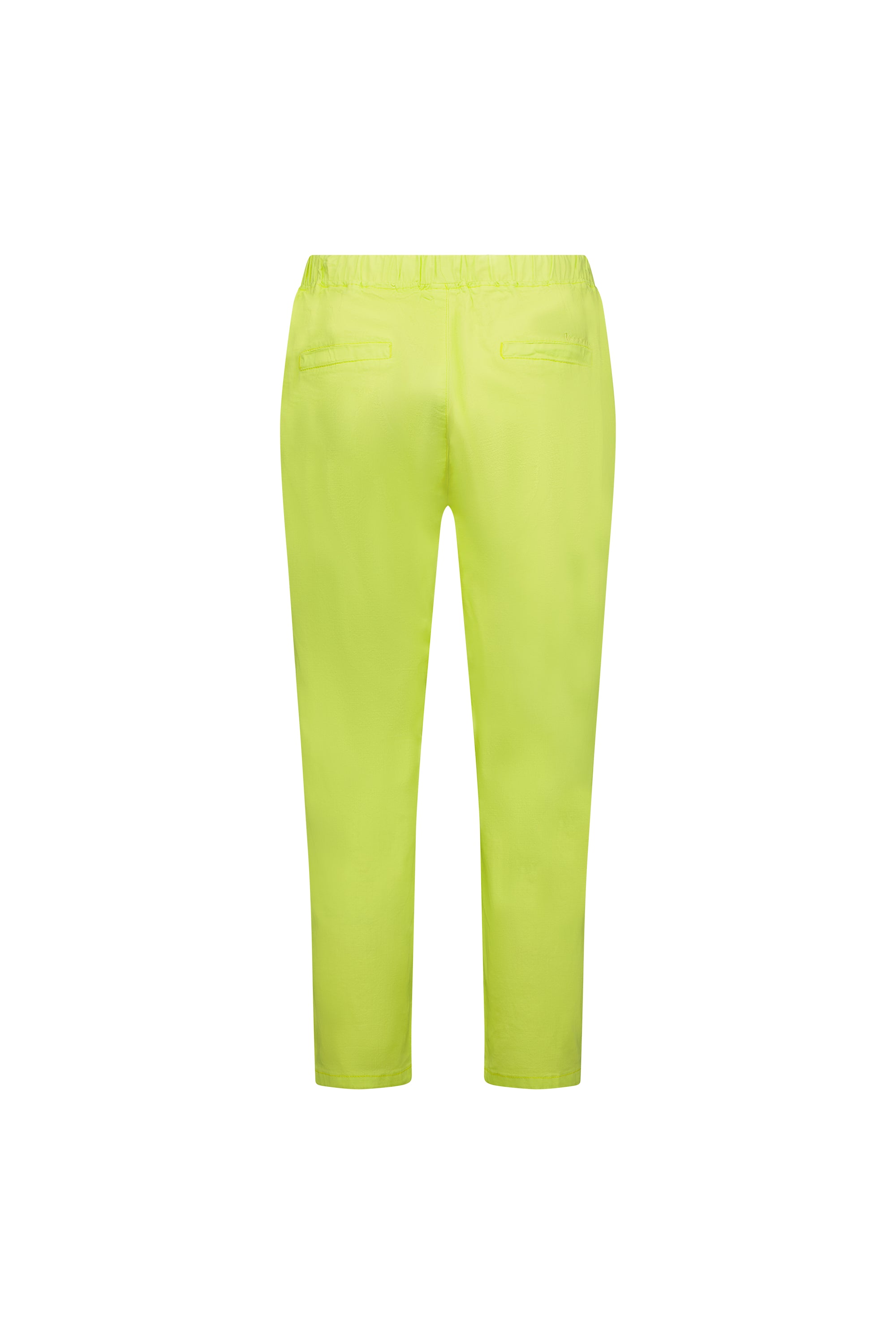 5790 Lime - 7/8 Length Skinny Leg Elastic Waist Pant - Vassalli