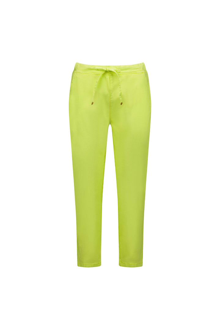 5790 Lime - 7/8 Length Skinny Leg Elastic Waist Pant - Vassalli