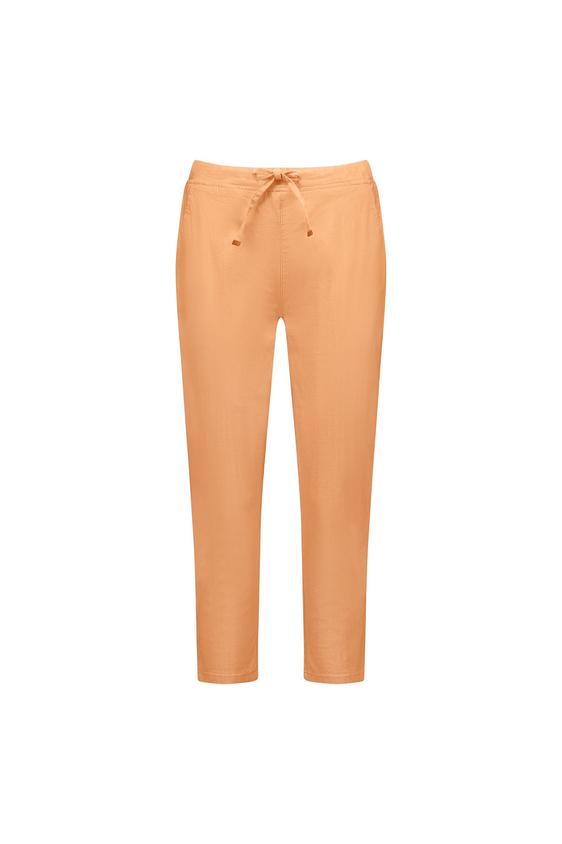 5790 Rockmelon - 7/8 Length Skinny Leg Elastic Waist Pant - Vassalli