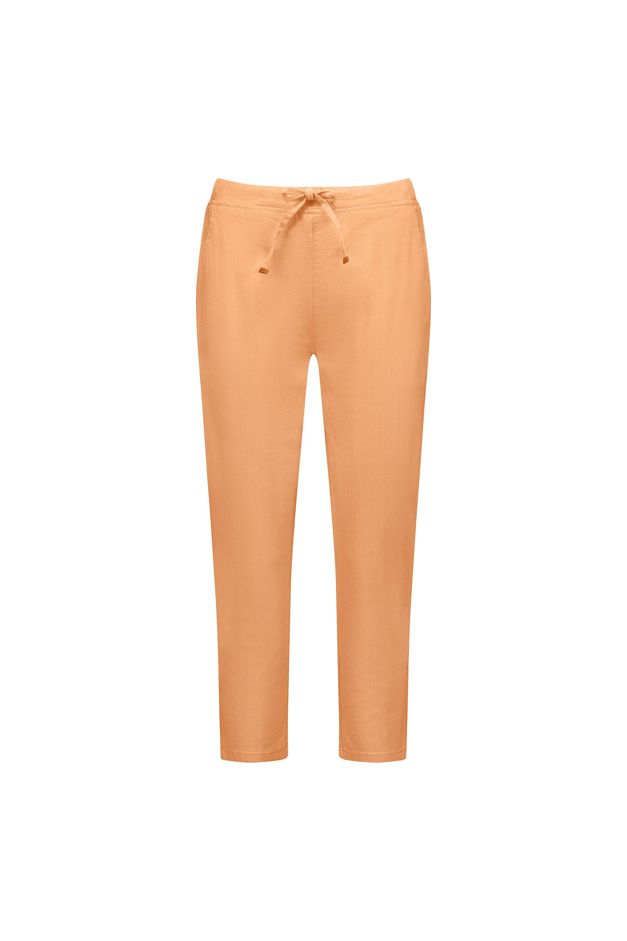 5790 Rockmelon - 7/8 Length Skinny Leg Elastic Waist Pant - Vassalli