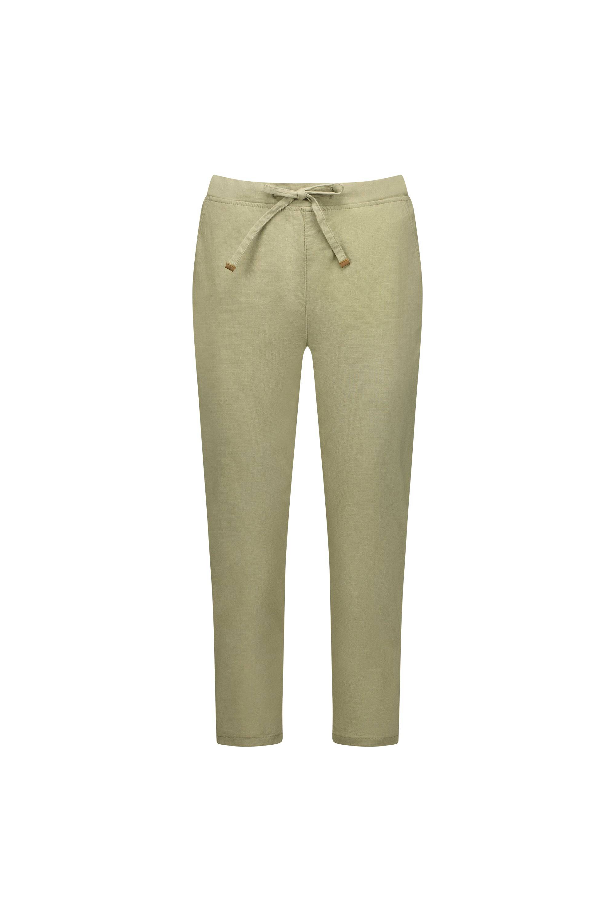 5790 Sage - 7/8 Length Skinny Leg Elastic Waist Pant - Vassalli