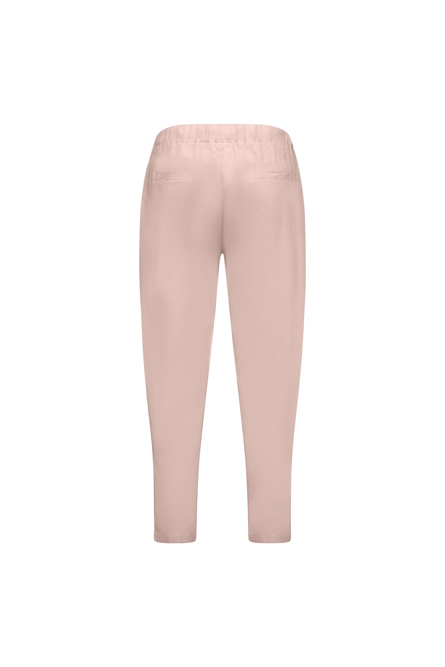 5790 Soft Pink - 7/8 Length Skinny Leg Elastic Waist Pant - Vassalli