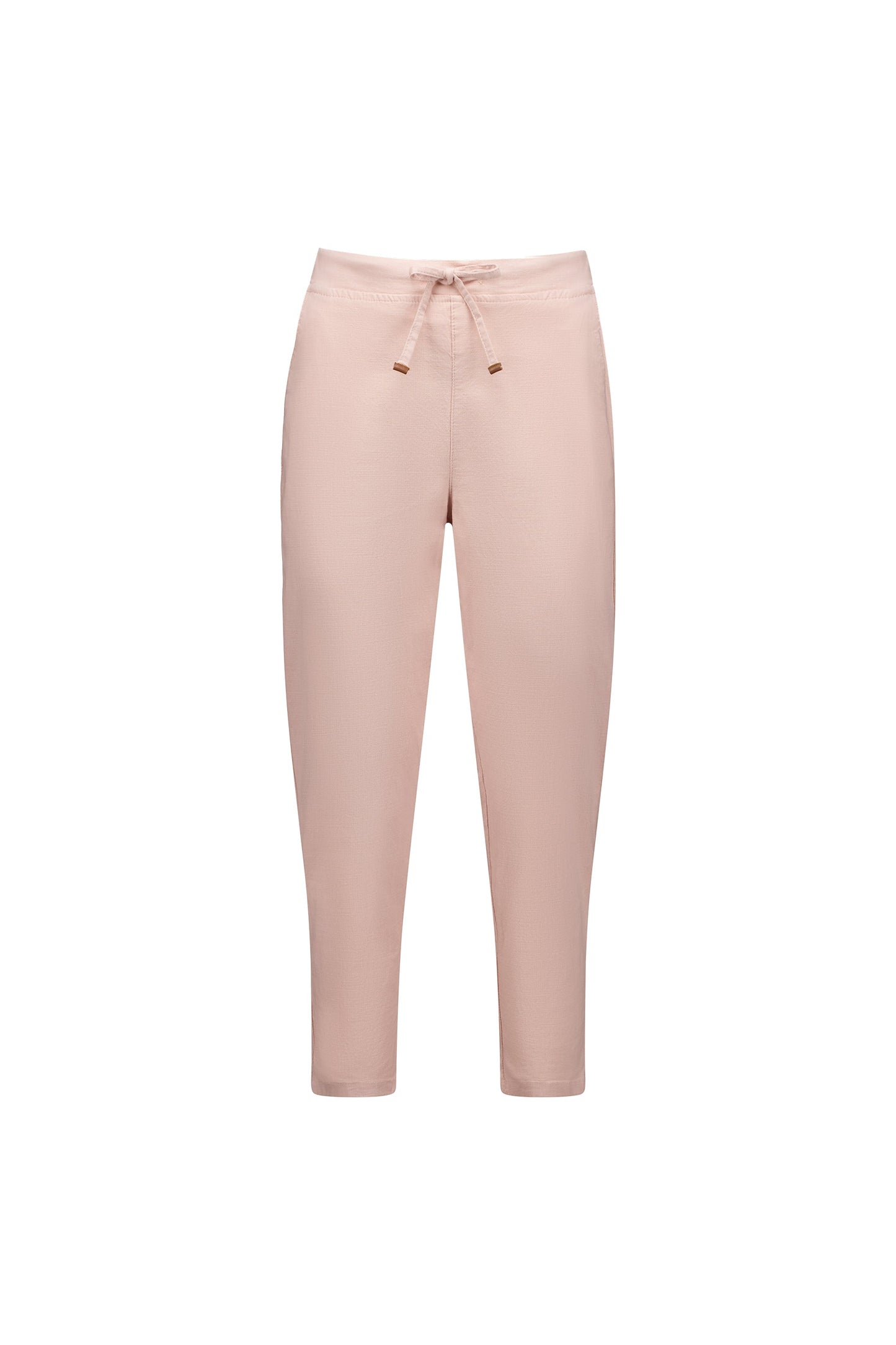 5790 Soft Pink - 7/8 Length Skinny Leg Elastic Waist Pant - Vassalli