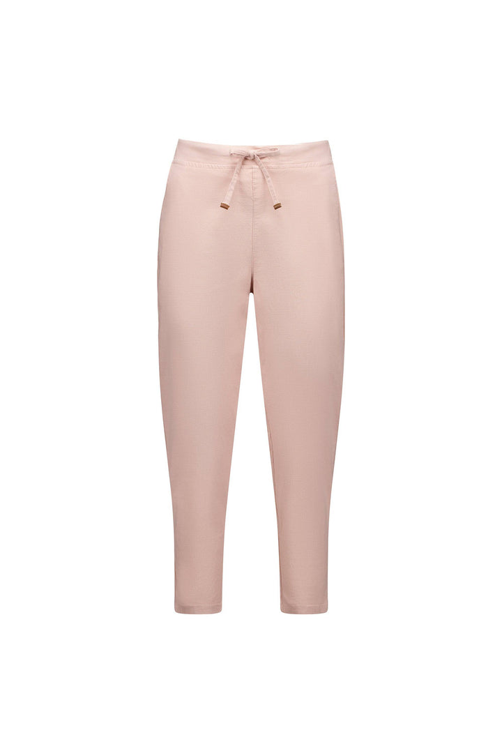 5790 Soft Pink - 7/8 Length Skinny Leg Elastic Waist Pant - Vassalli