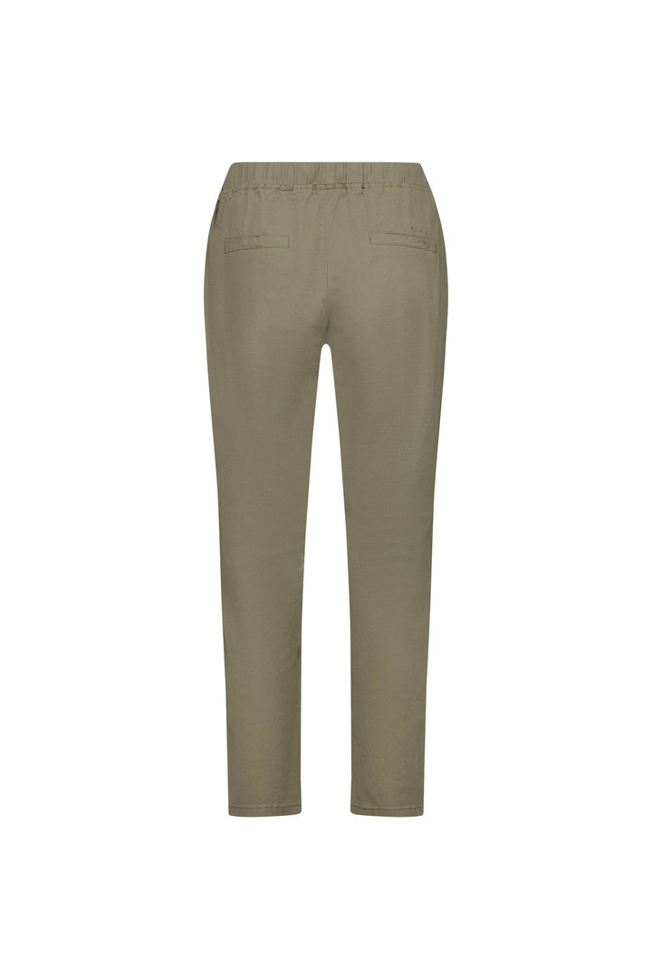 5791 Army - Ankle Grazer Slim Leg Elastic Waist Pant - Vassalli