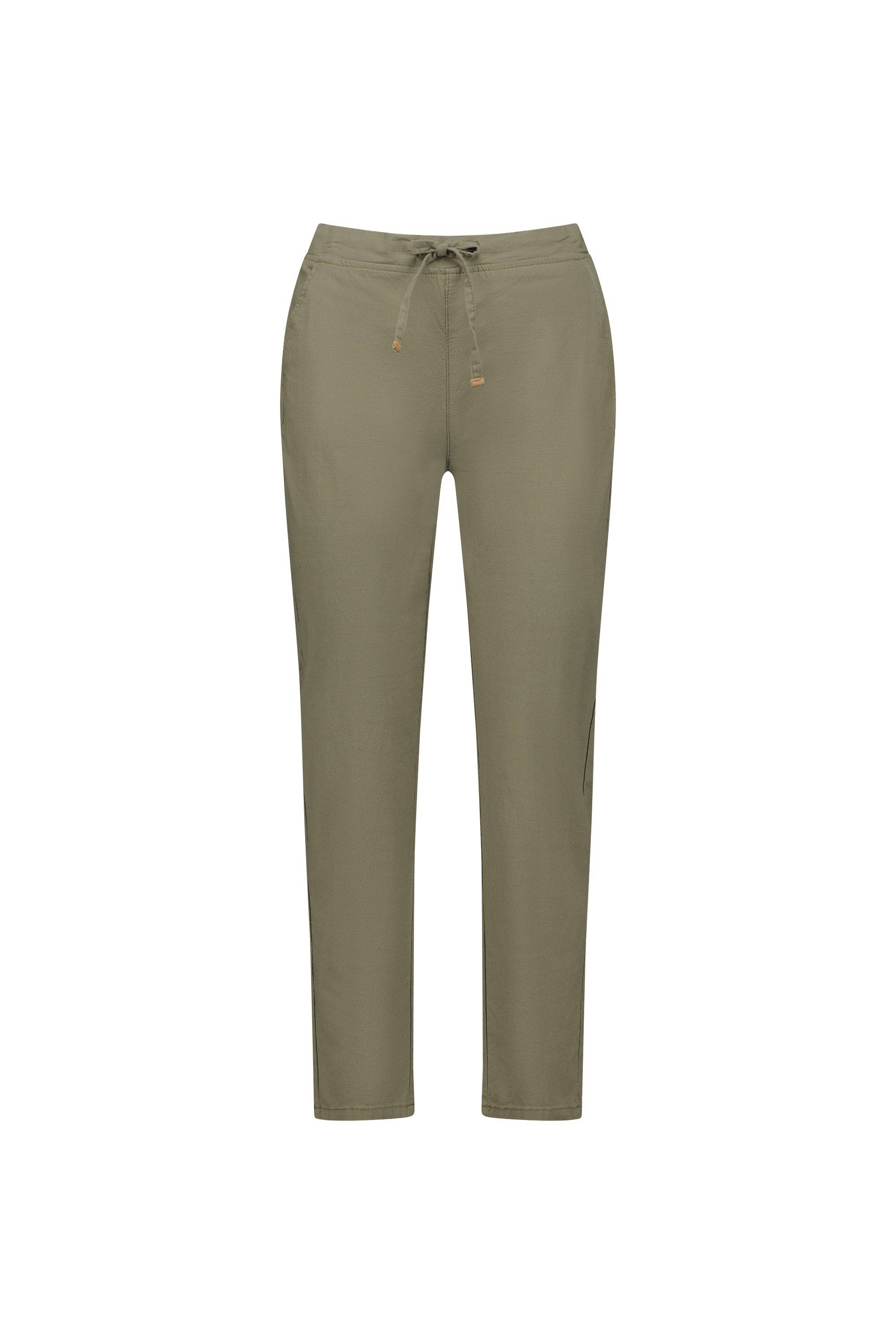5791 Army - Ankle Grazer Slim Leg Elastic Waist Pant - Vassalli