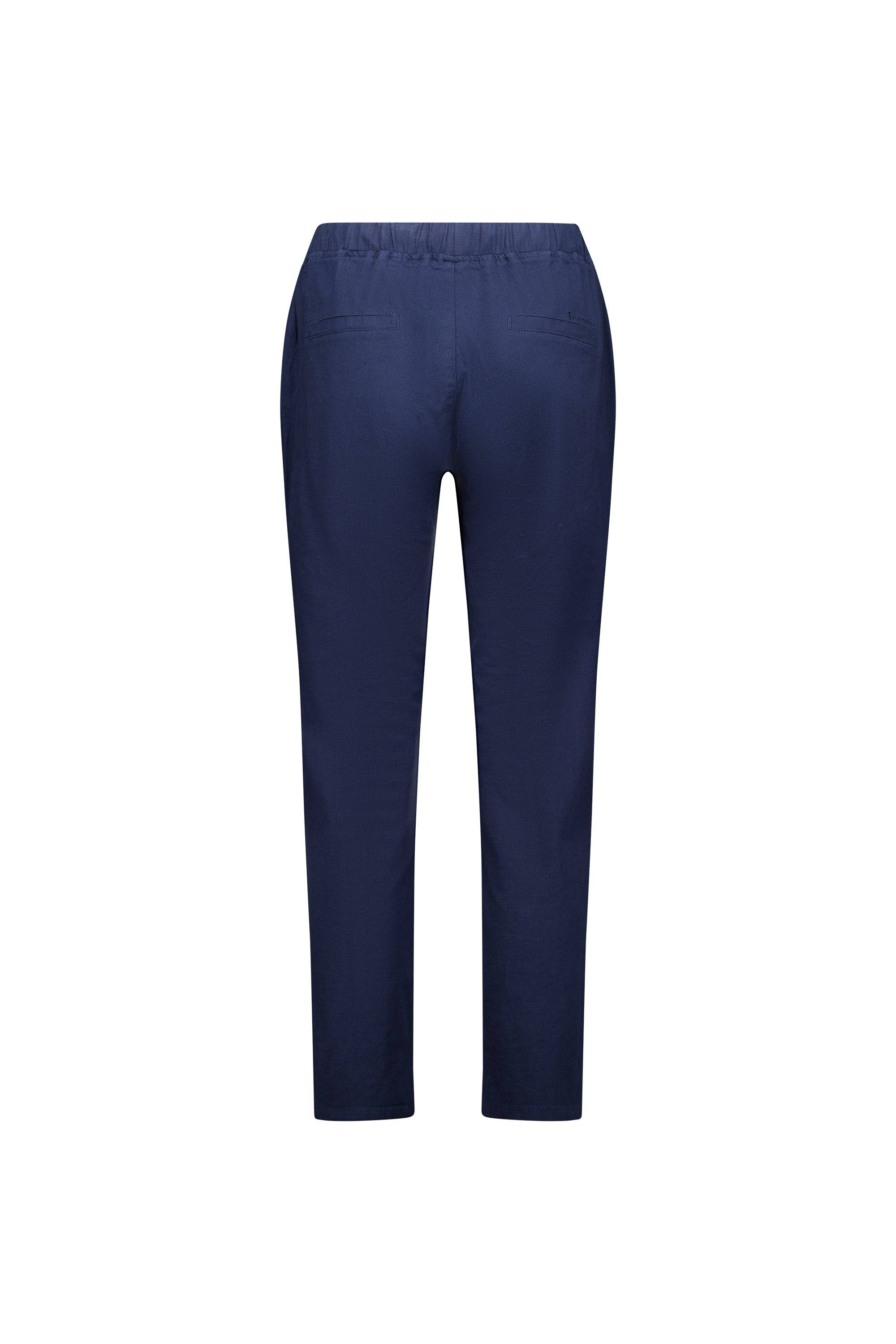 5791 Ink - Ankle Grazer Slim Leg Elastic Waist Pant - Vassalli