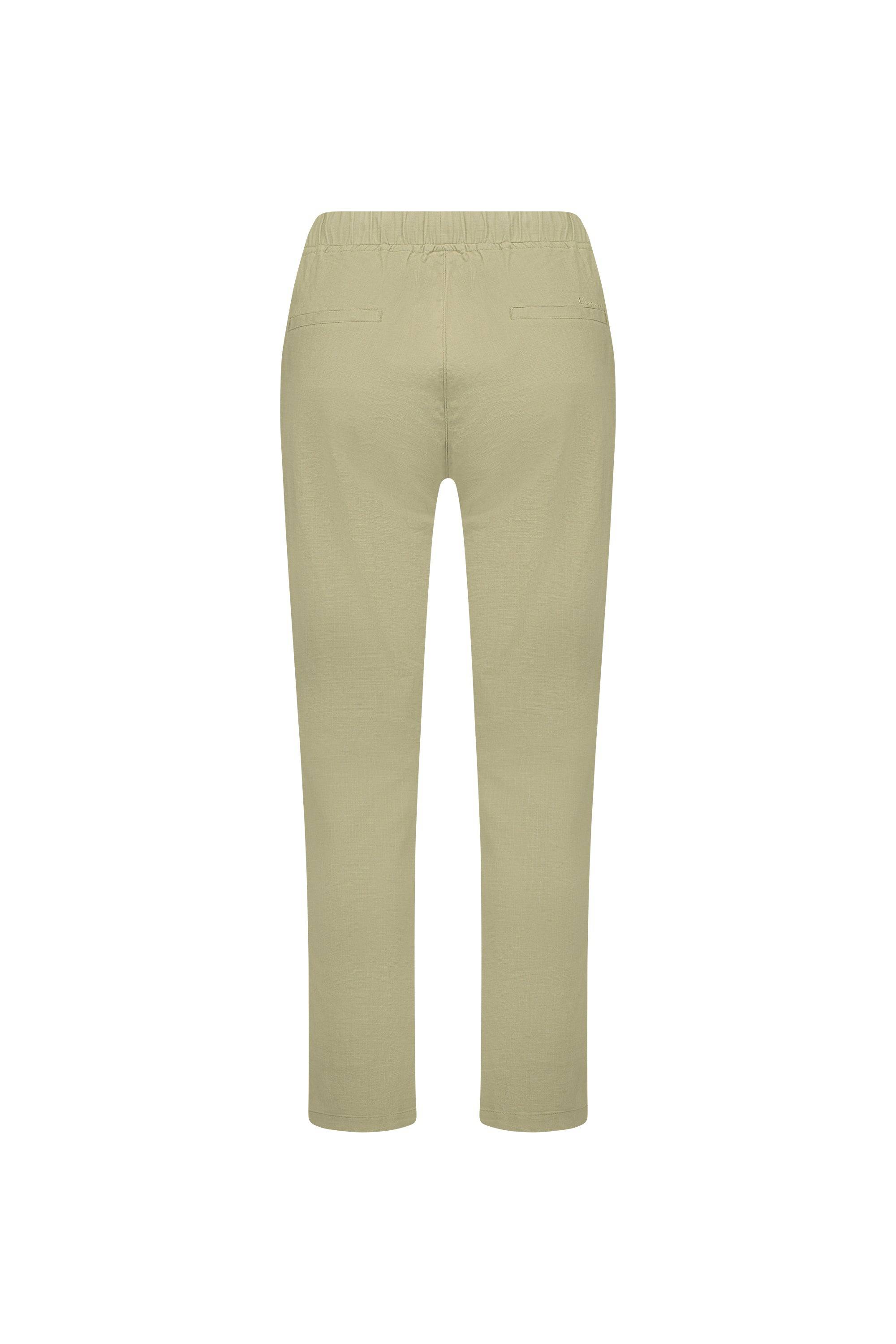5791 Sage - Ankle Grazer Slim Leg Elastic Waist Pant - Vassalli