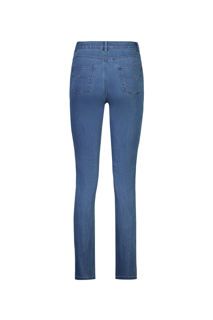 5878 Plain New Blue - Slim Leg Full Length Jean - Vassalli