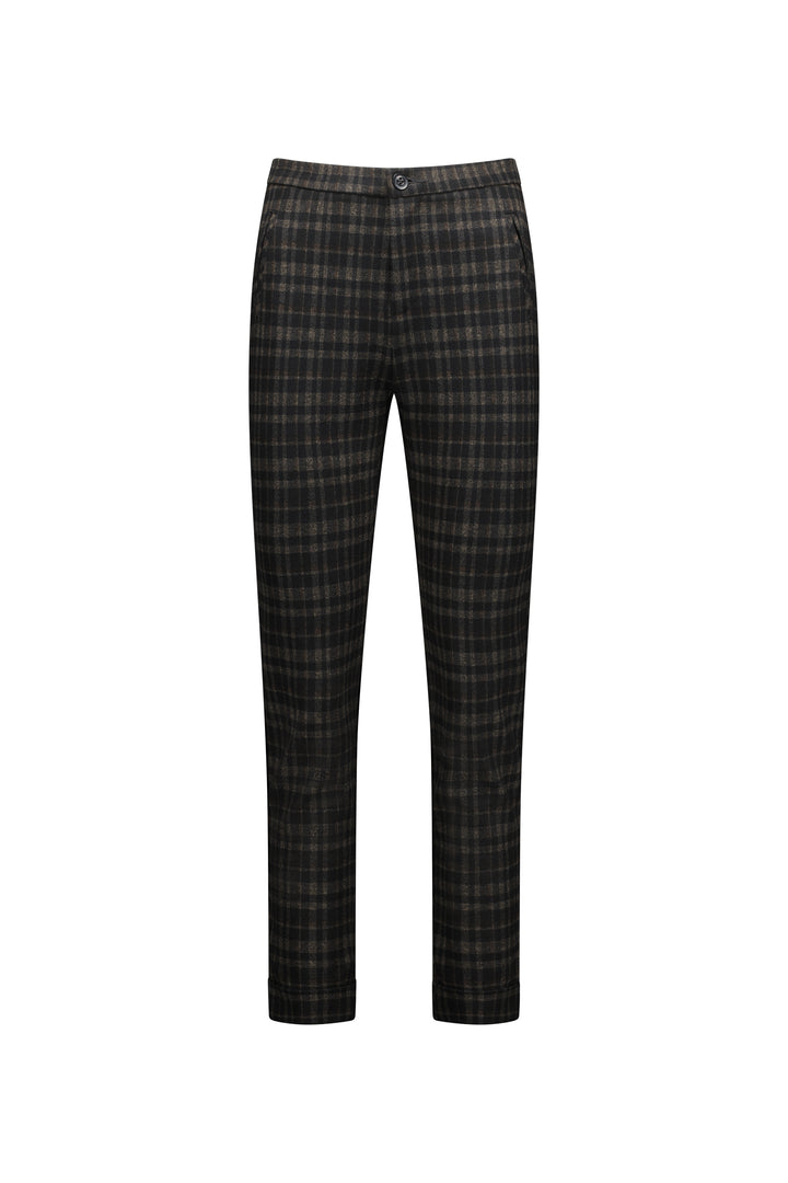 5894 Kingston - Skinny Leg Full Length Ponti Pant with Cuff - Vassalli