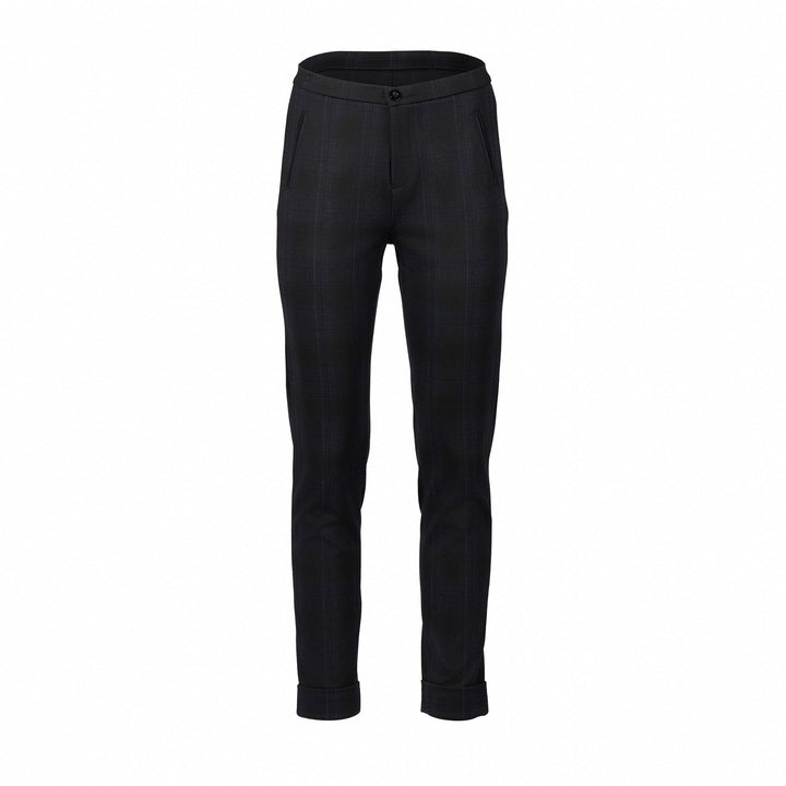5894 Neptune -  Skinny Leg Full Length Printed Ponti Pant with Cuff - Vassalli