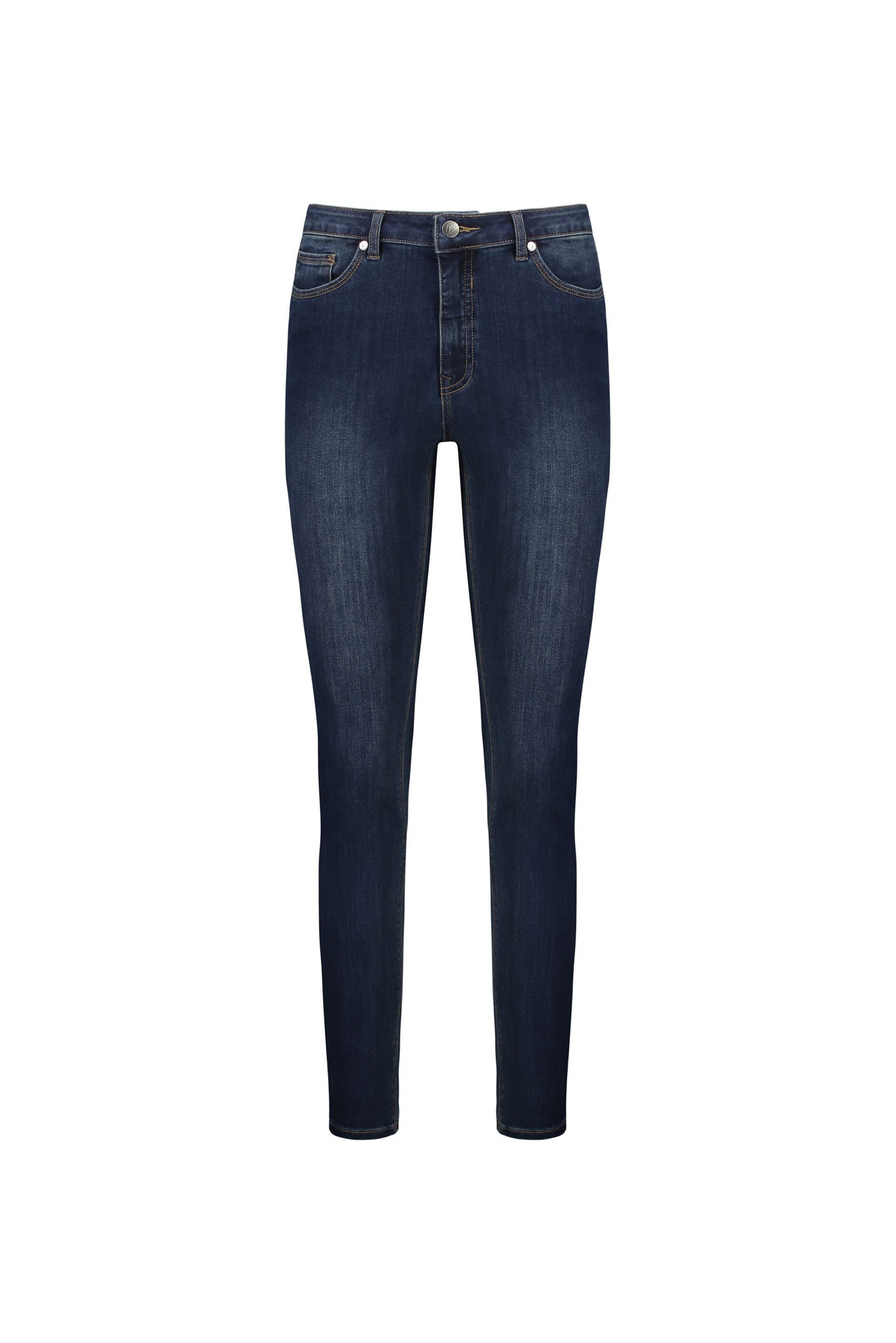 5897 Indigo - Skinny Leg Full Length Jean - Vassalli