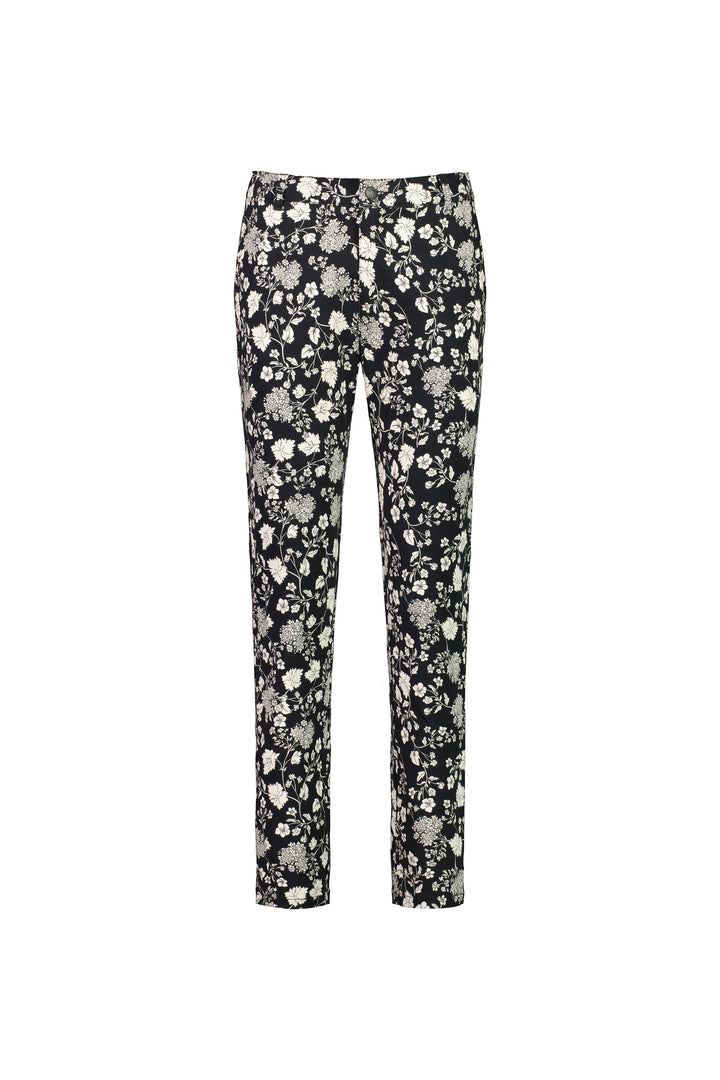 5899A Gypsy - Skinny Leg Ankle Grazer Printed Pant with Elastic - Vassalli