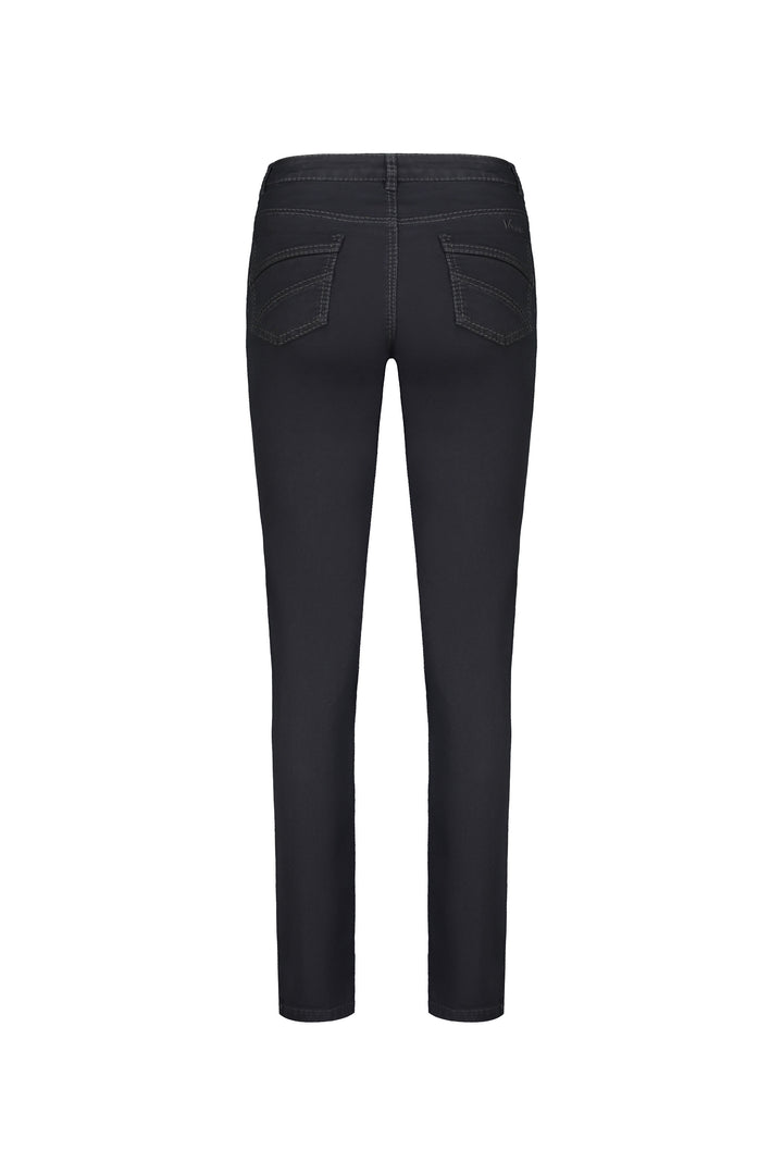 5937 Black Denim - Straight Leg Full Length Jean - Vassalli