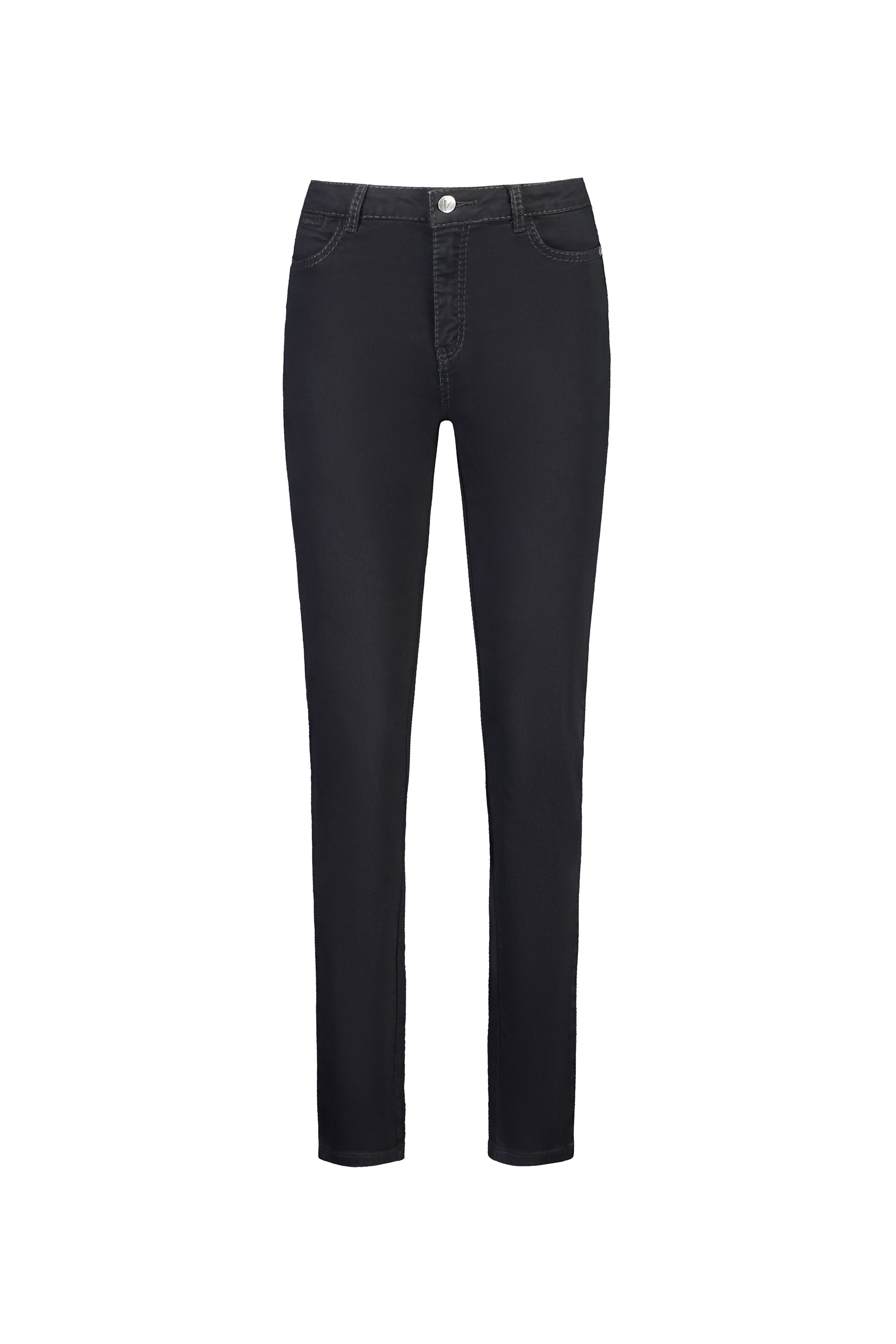 5937 Black Denim - Straight Leg Full Length Jean - Vassalli