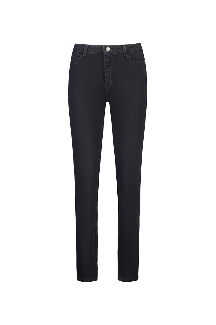 5937 Black Denim - Straight Leg Full Length Jean - Vassalli