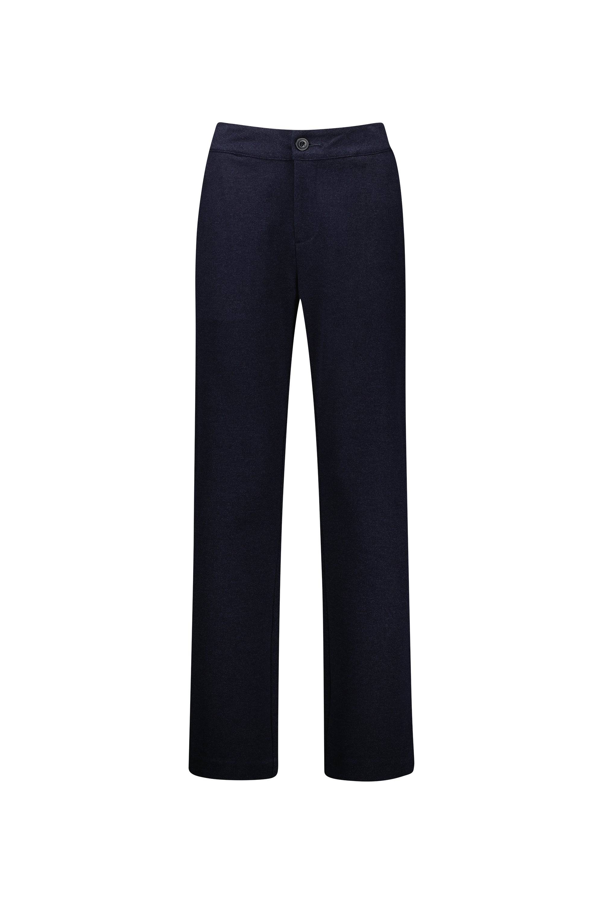 5952A Straight Leg Pant - Navy Marle - Vassalli